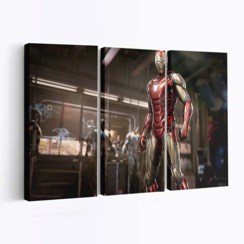 Iron Man Avengers End Game Marvel Avengers Leinwandbild - Wanddeko