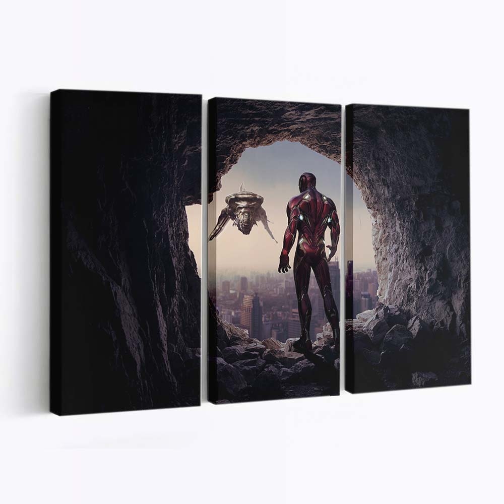 Iron Man Avengers Endgame Lost World Leinwandbild - Wanddeko