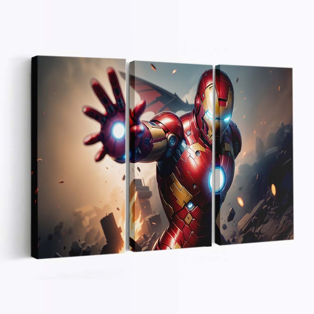 Iron Man unaufhaltsamer Rächer Leinwandbild - Wanddeko