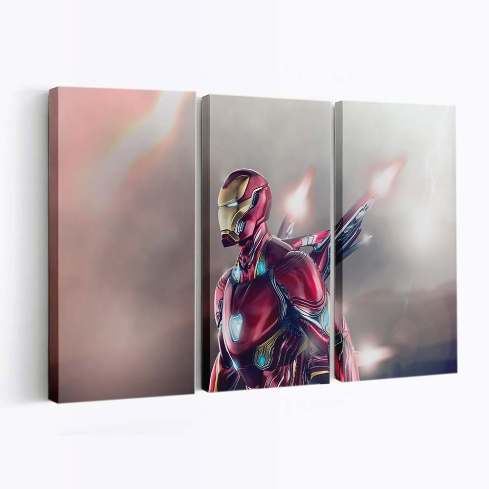 Iron Man mit Wingsuit Leinwandbild - Wanddeko