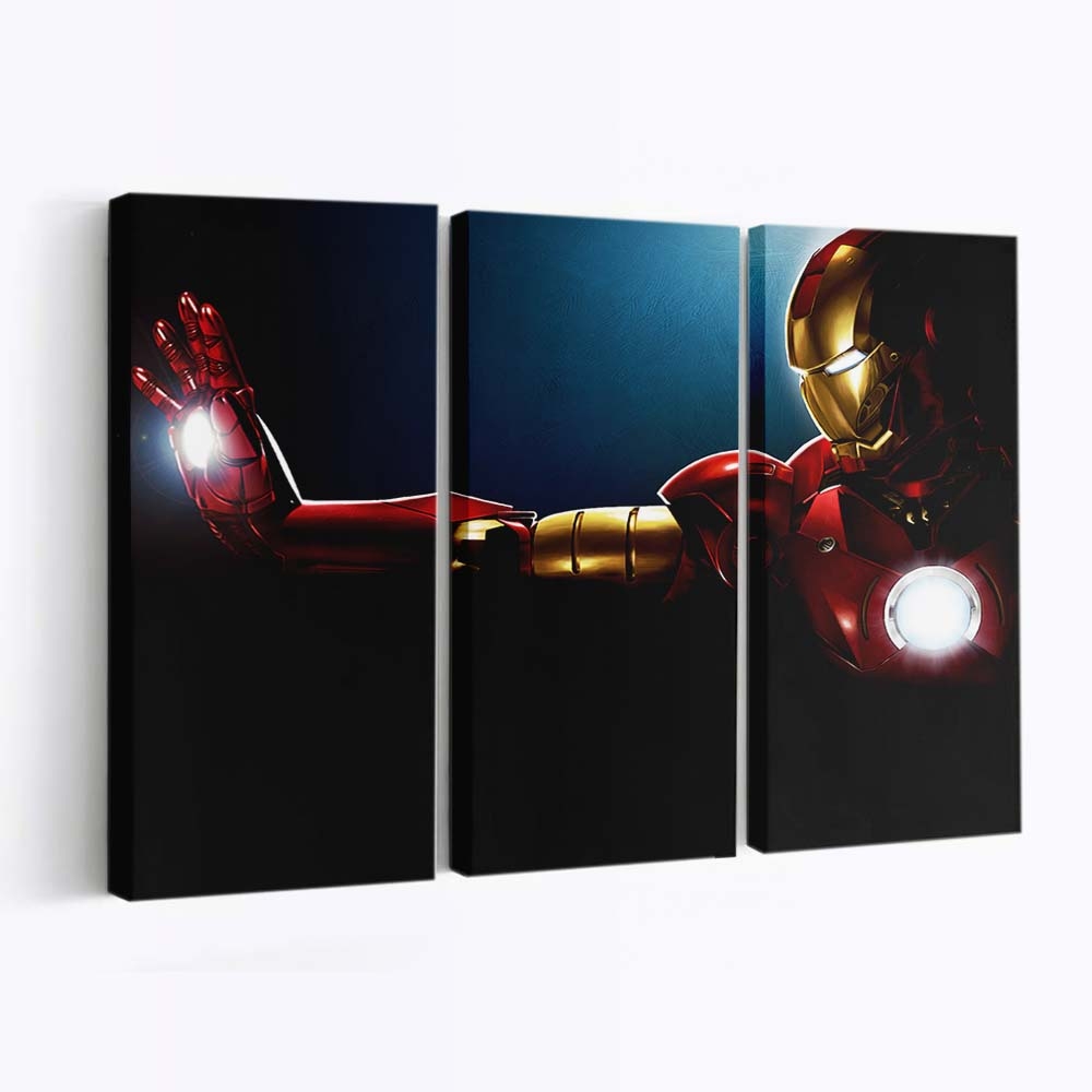 Iron Man Art Leinwandbild - Wanddeko