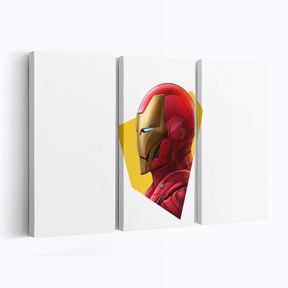 Iron Man Minimal 5 Leinwandbild - Wanddeko