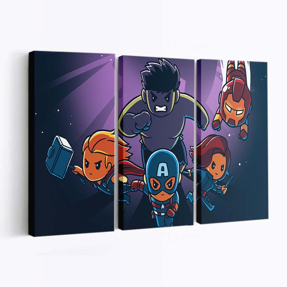 Little Avengers Leinwandbild - Wanddeko