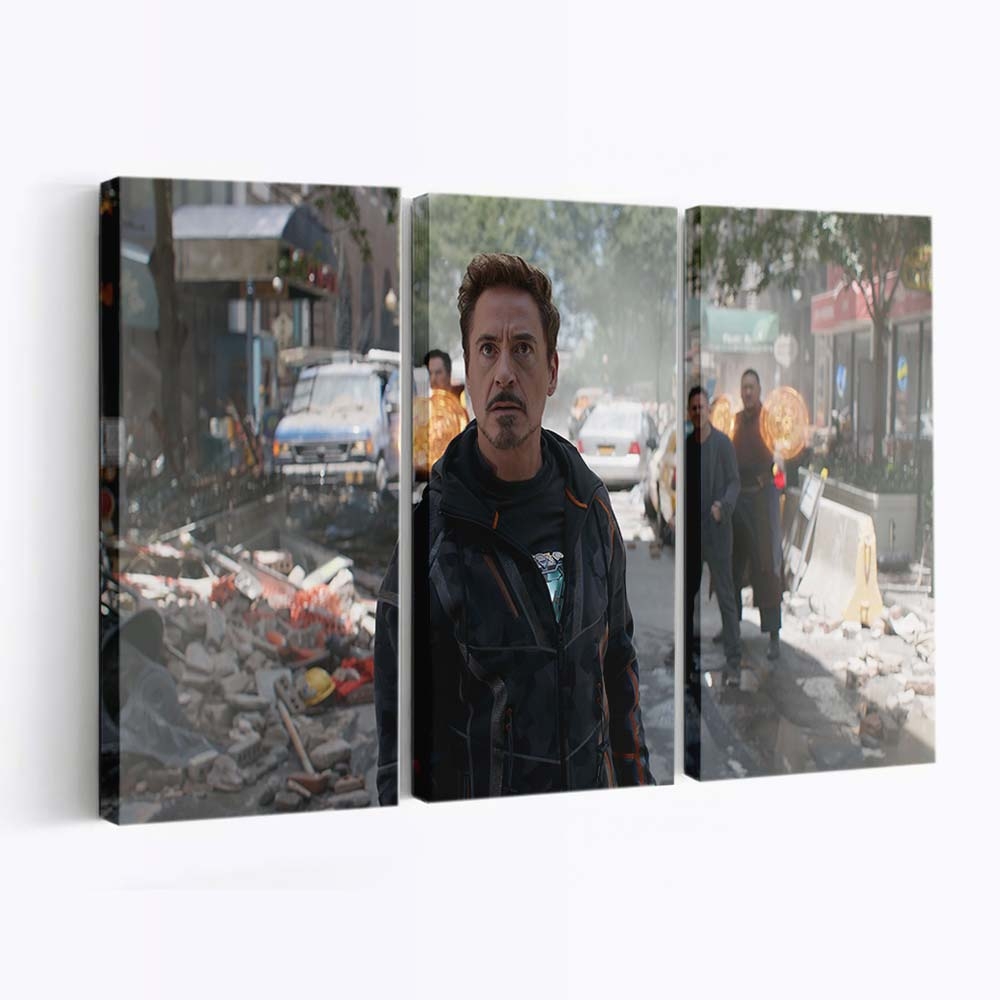 Robert Downey als Tony Stark in Avengers Infinity War 2018 2 Leinwandbild - Wanddeko