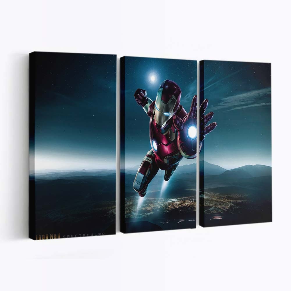 Spektakulärer Iron Man Leinwandbild - Wanddeko