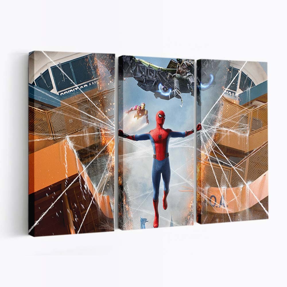 Spiderman Homecoming Leinwandbild - Wanddeko