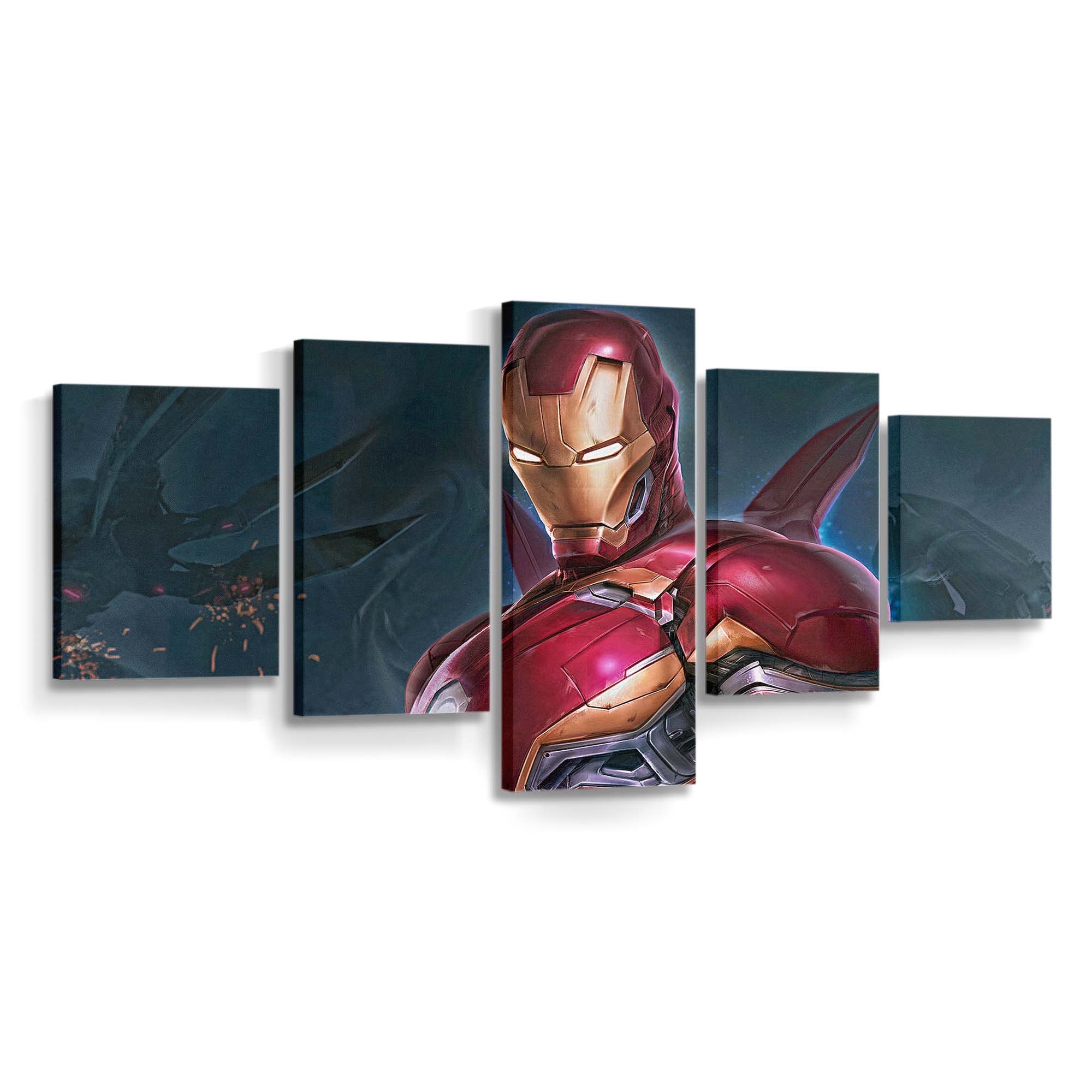 Iron Man 2020 Kunst 2 Leinwandbild - Wanddeko