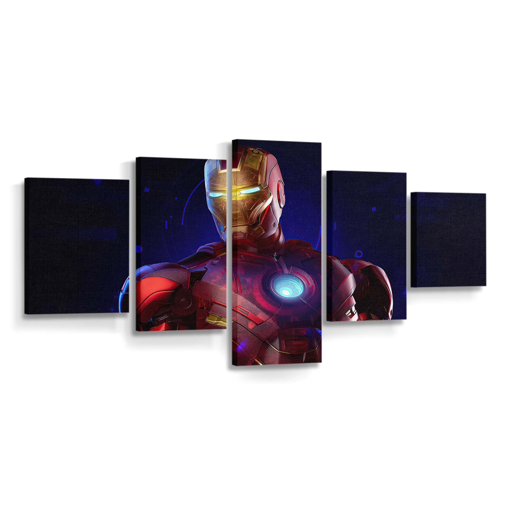 Iron Man Holografisch Leinwandbild - Wanddeko