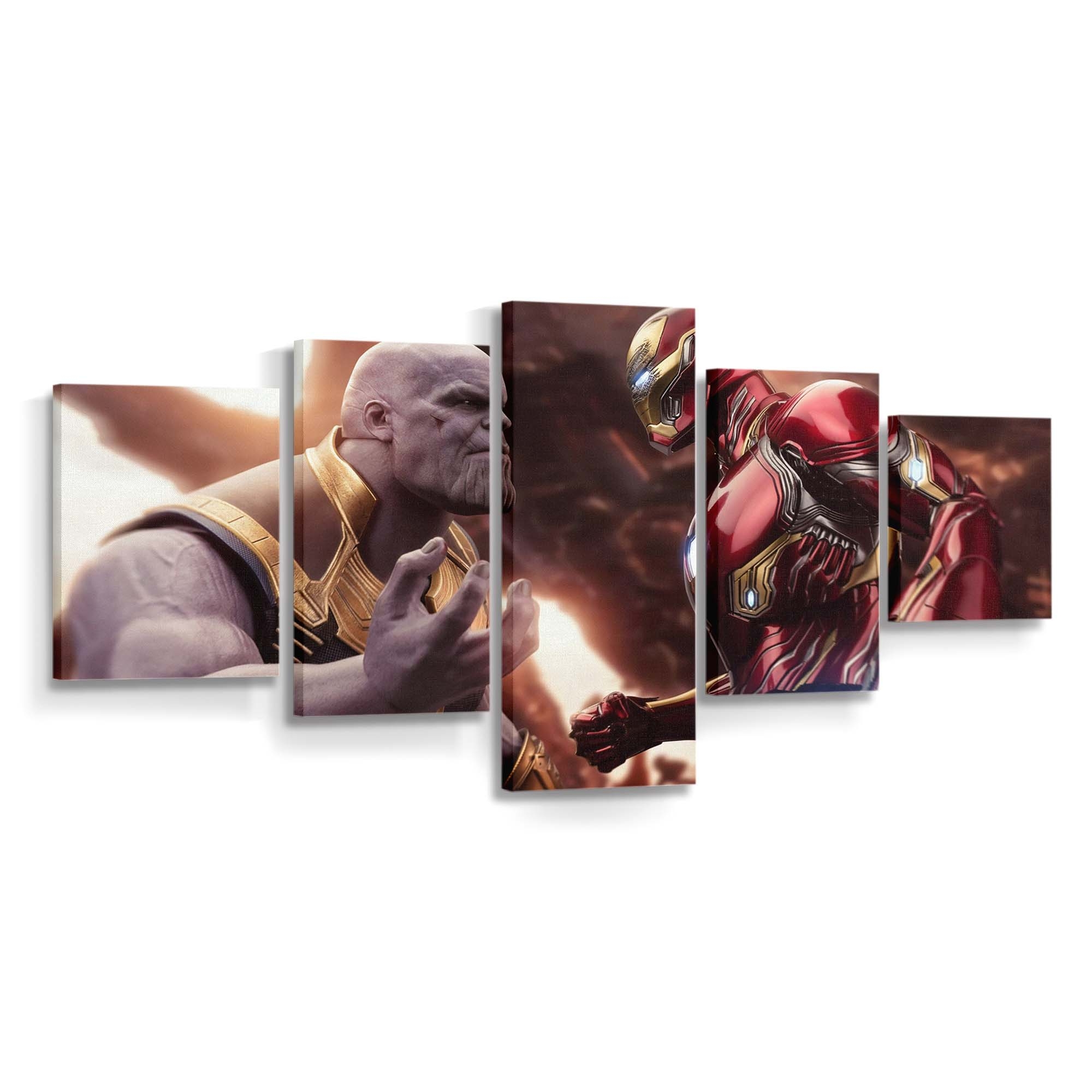 Iron Man Thanos Leinwandbild - Wanddeko