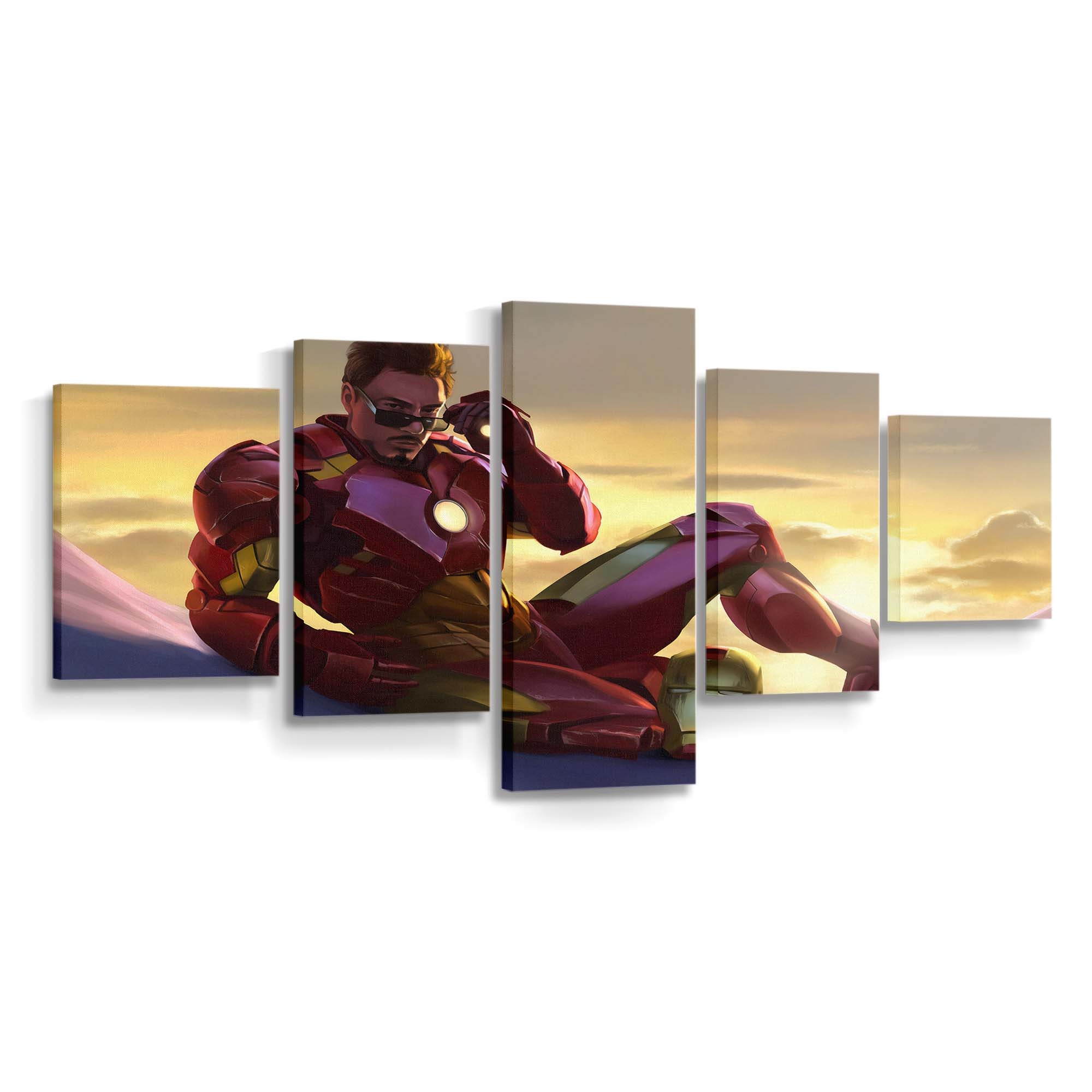 Neue Iron Man-Kunst Leinwandbild - Wanddeko