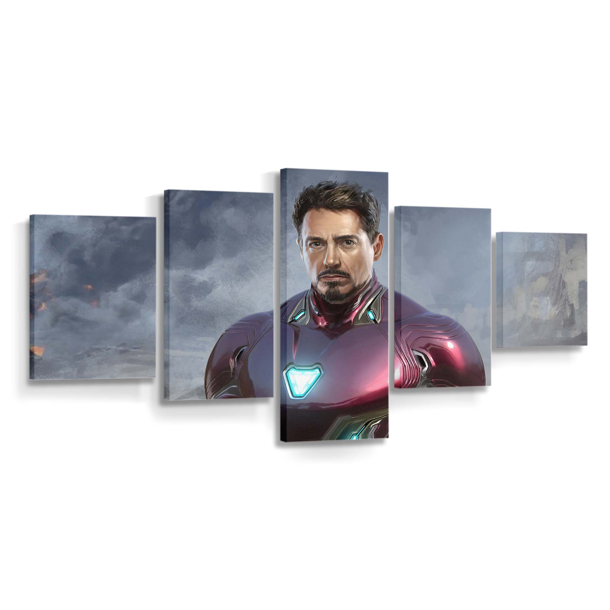 Iron Man-Kunst Leinwandbild - Wanddeko