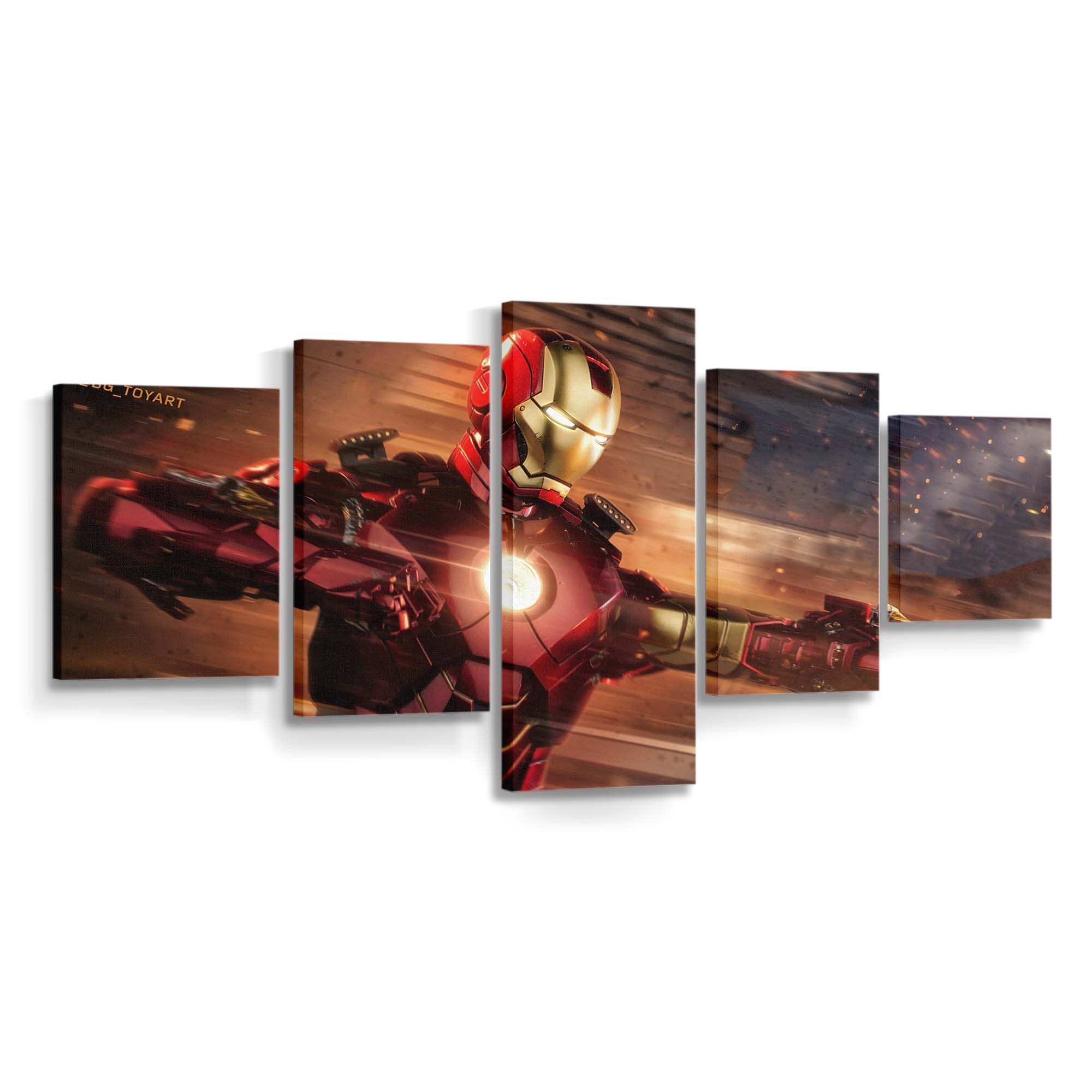 Iron Man 2018 Kunst Leinwandbild - Wanddeko