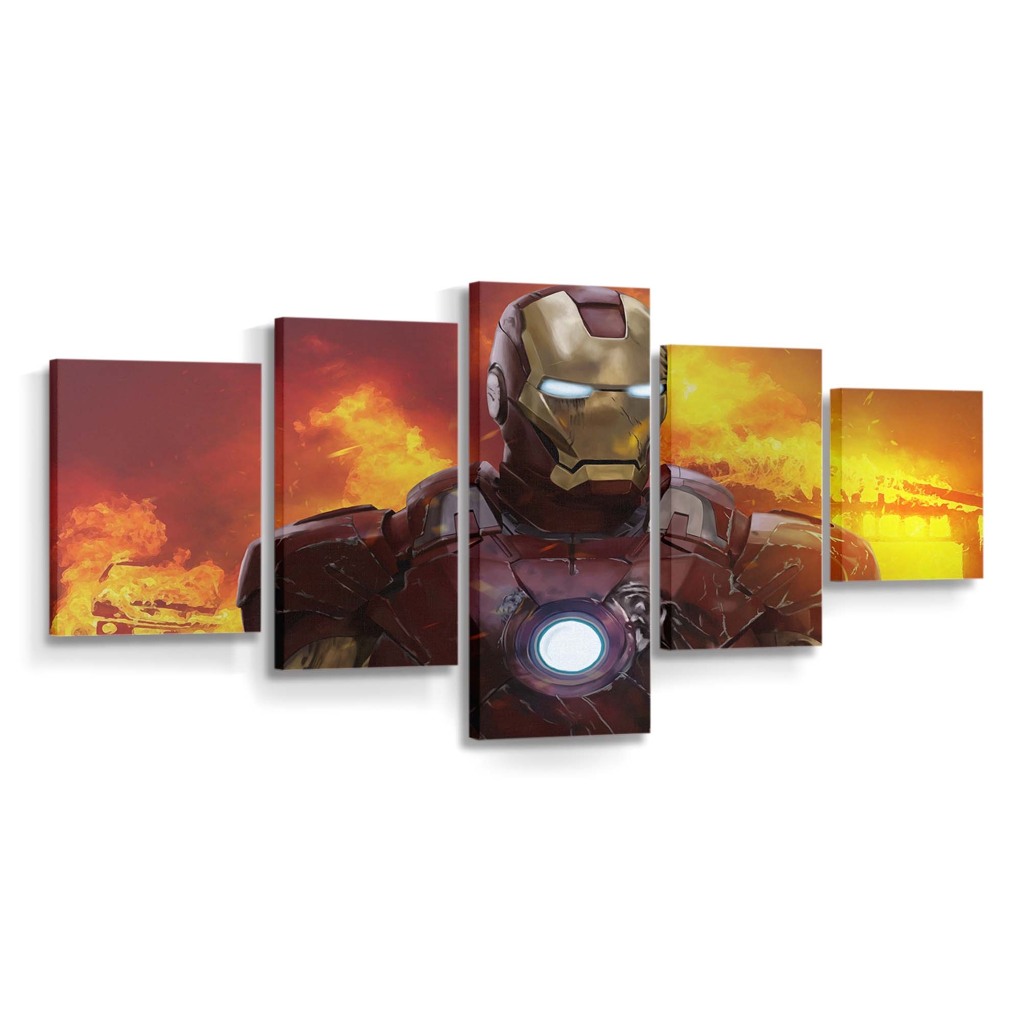 Iron Man Neu 2 Leinwandbild - Wanddeko