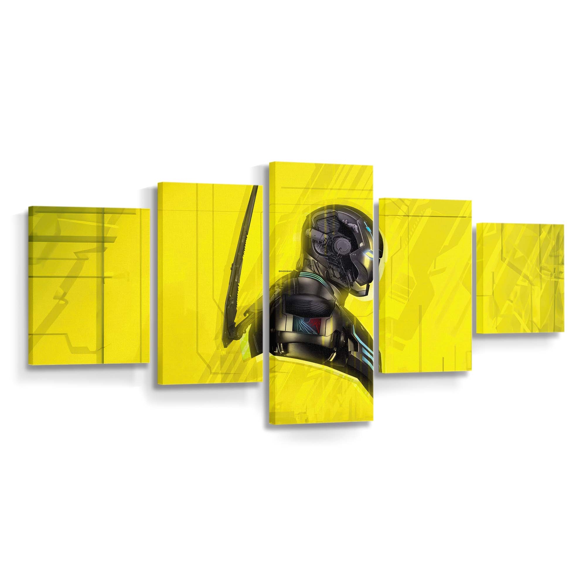 Cyberpunk 2077 X Ironman Leinwandbild - Wanddeko