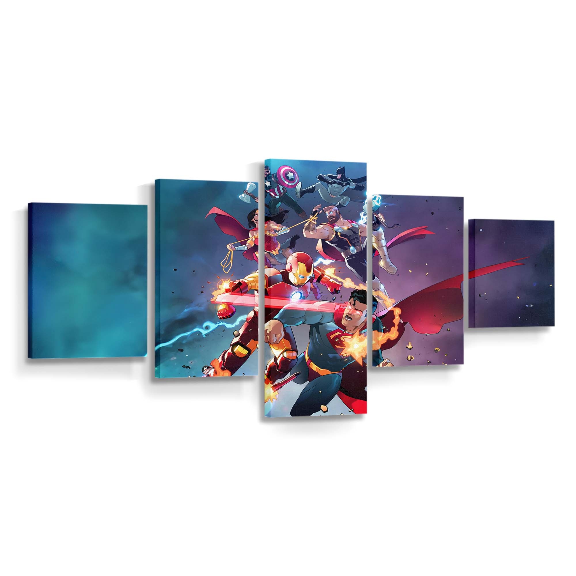 Dc X Marvel Leinwandbild - Wanddeko