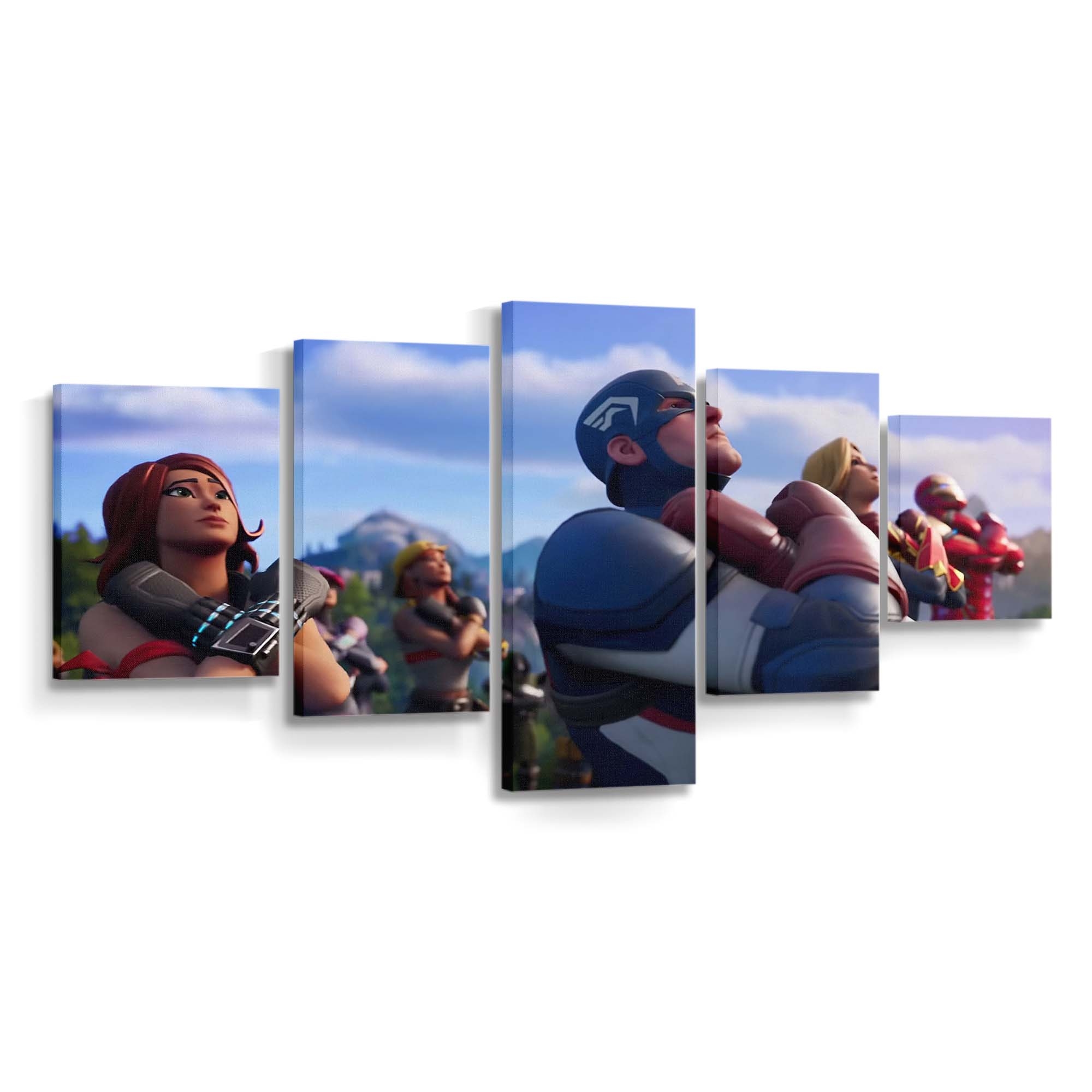 Disney Marvel Chadwick Boseman Tribute Fortnite Leinwandbild - Wanddeko