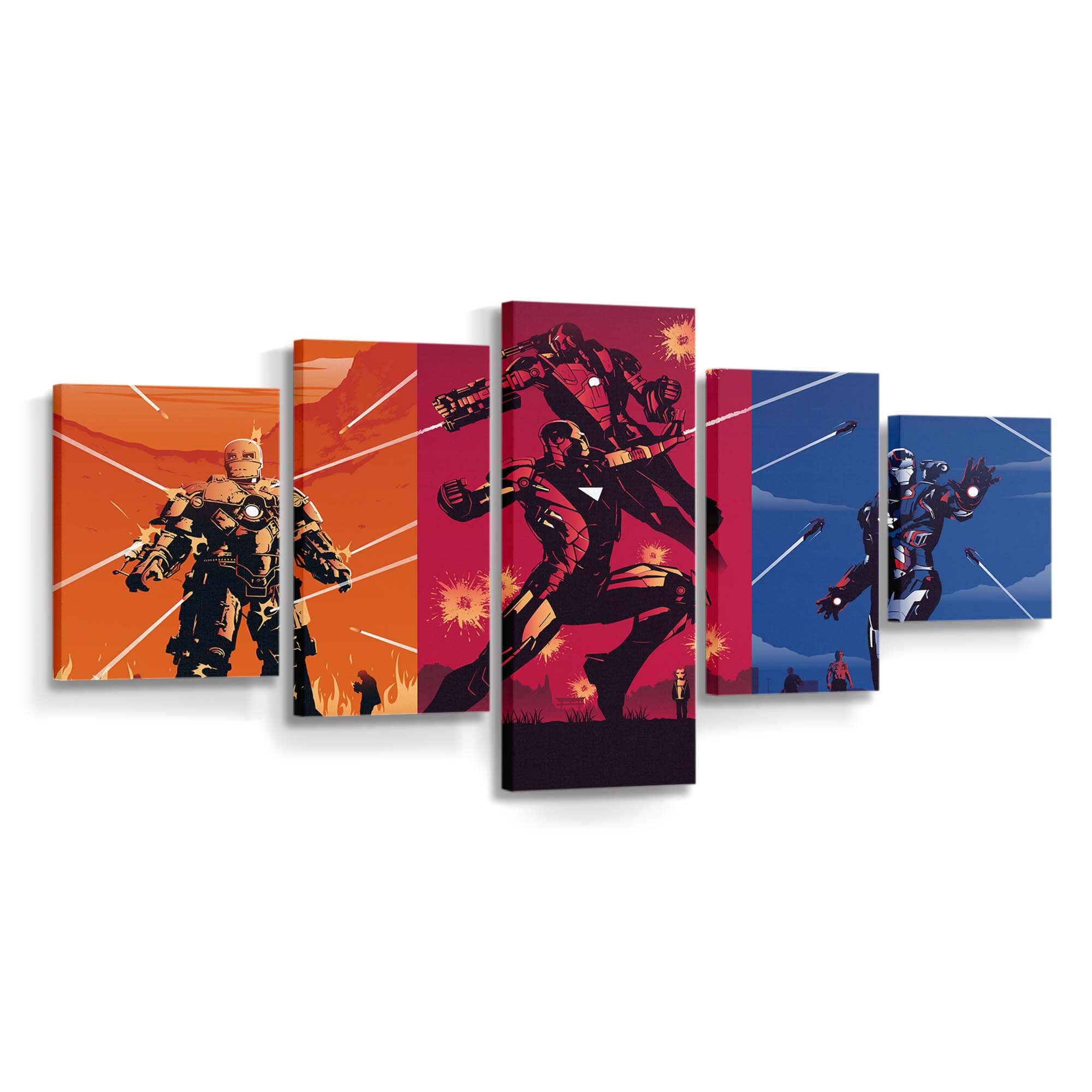 Generationen Iron Man Leinwandbild - Wanddeko