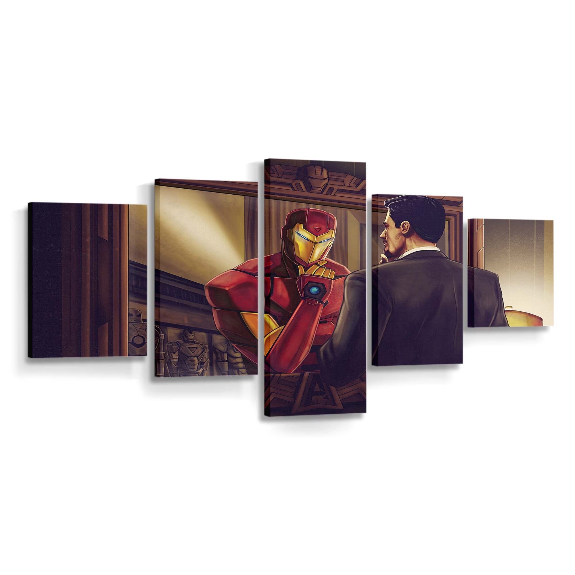 Internationaler Iron Man Leinwandbild - Wanddeko