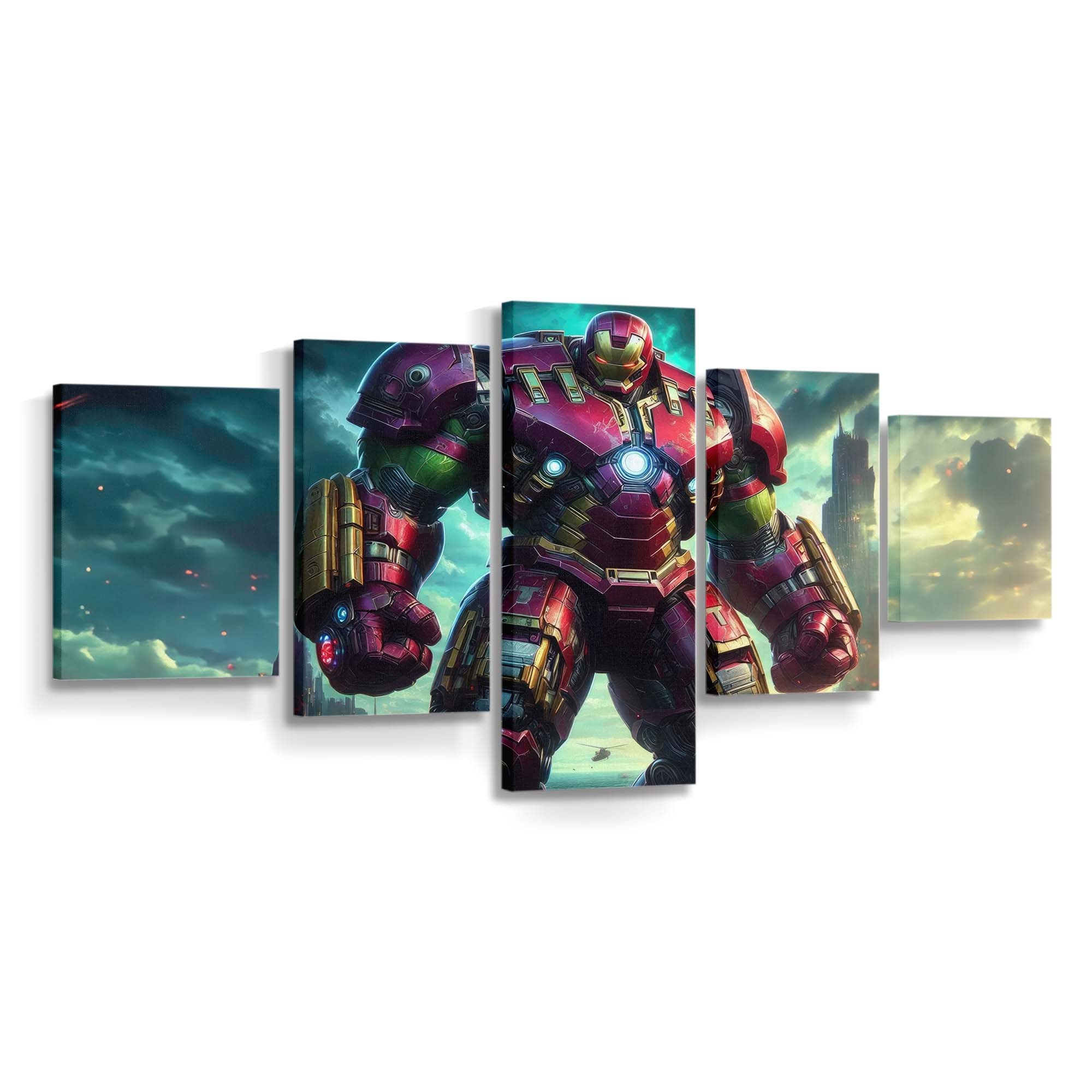 Iron Hulkbuster Power Leinwandbild - Wanddeko