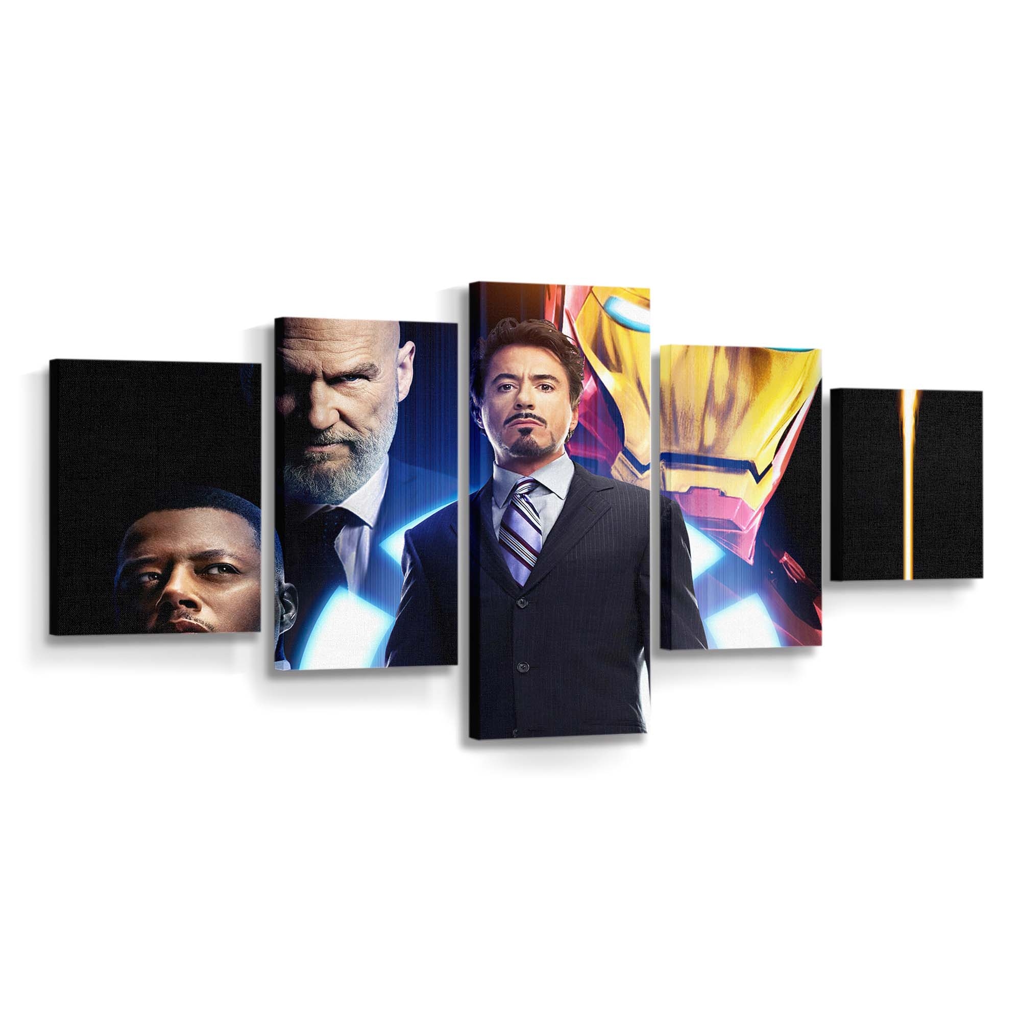 Iron Man 2008 3 Leinwandbild - Wanddeko