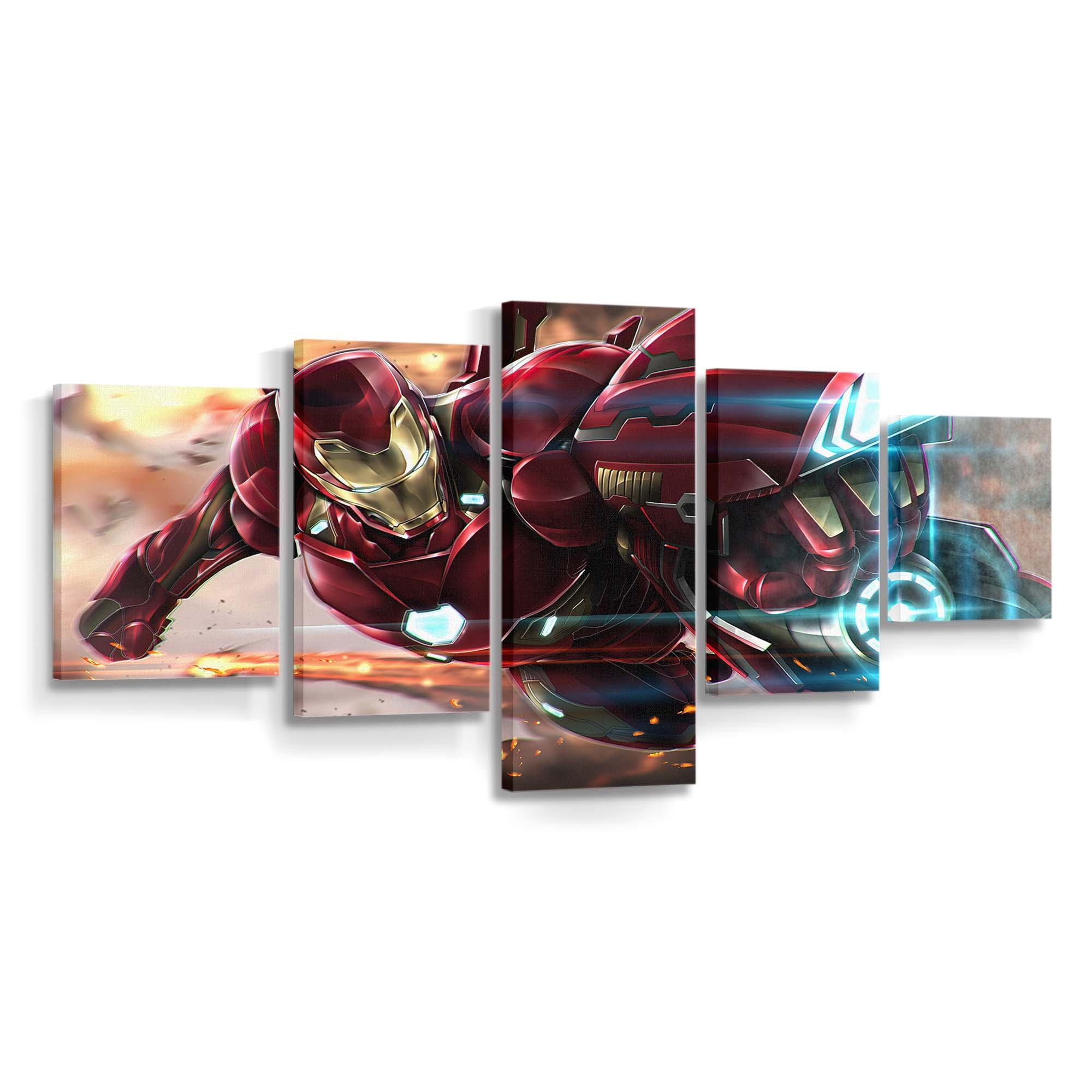 Iron Man 2020 Rüstung 2 Leinwandbild - Wanddeko