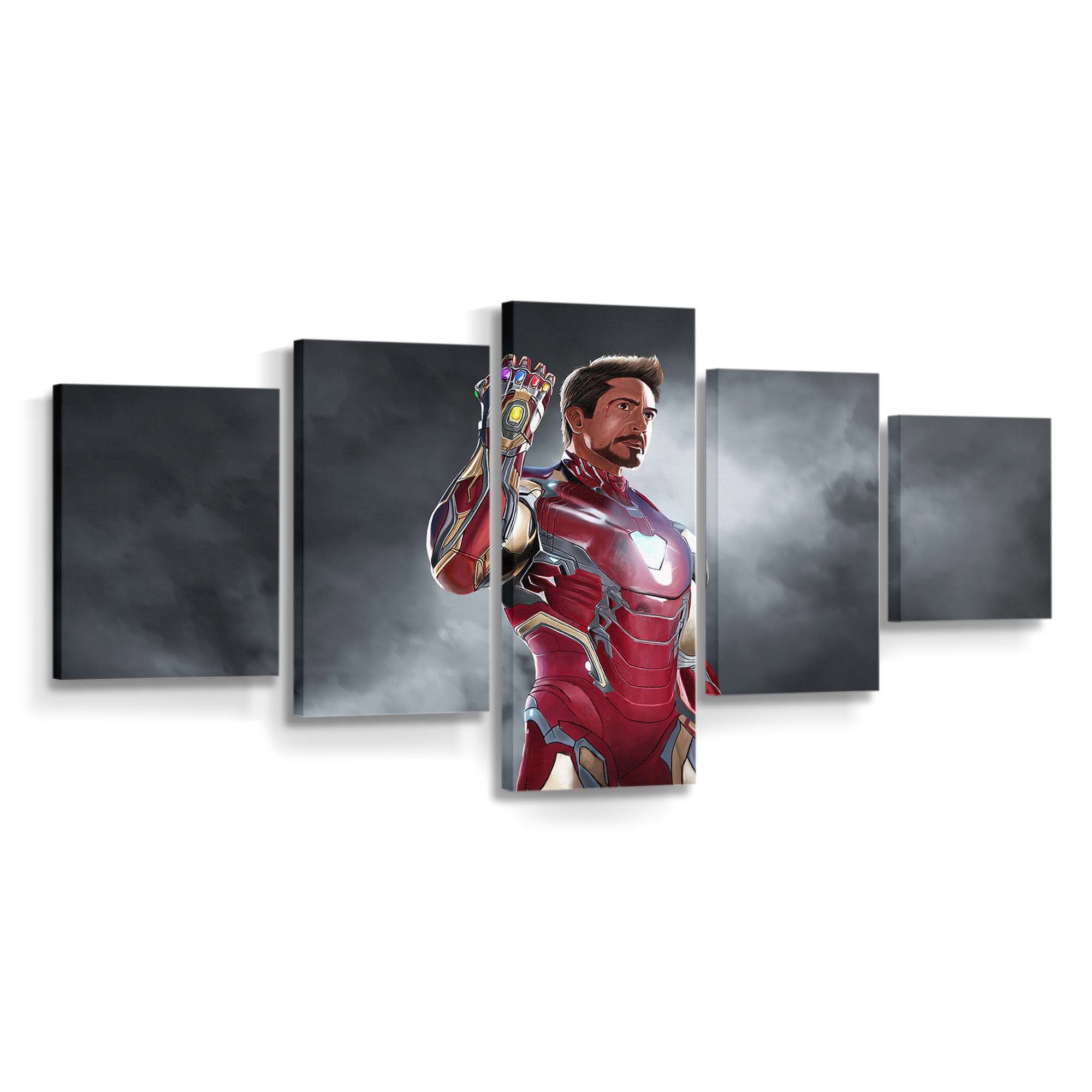 Iron Man 2020 Kunst 3 Leinwandbild - Wanddeko