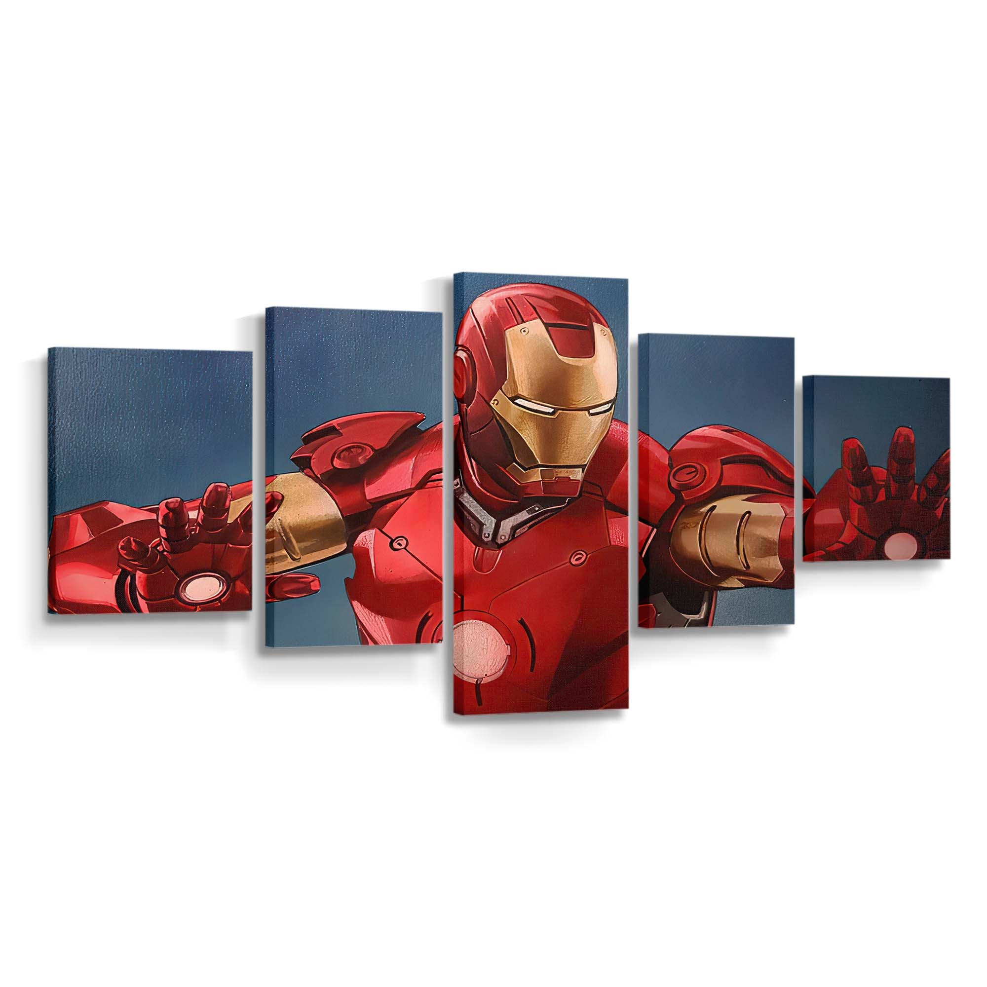 Iron Man 2020 Angriff Leinwandbild - Wanddeko