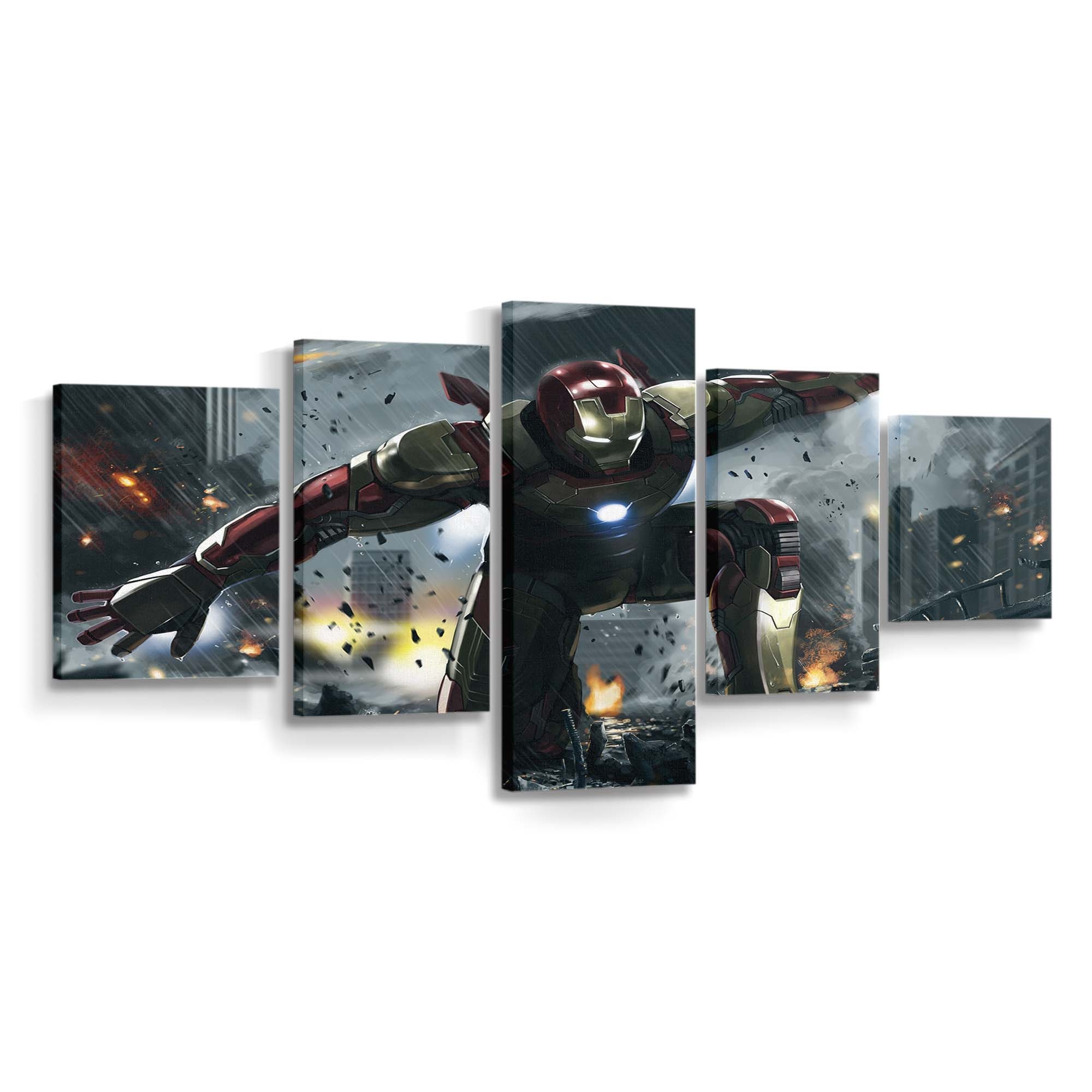 Iron Man 3 Kunst Leinwandbild - Wanddeko