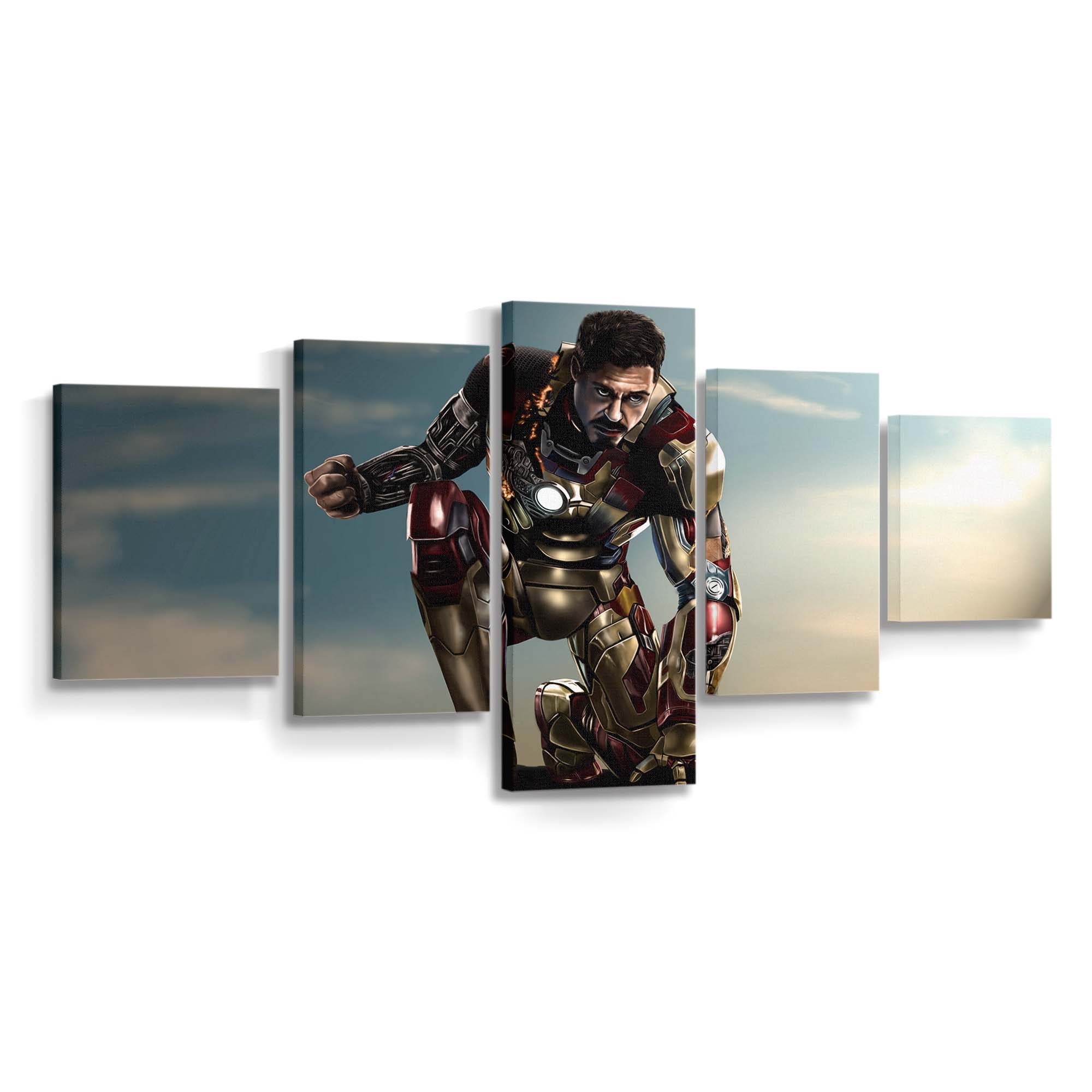 Iron Man 3 Kunstwerk Leinwandbild - Wanddeko