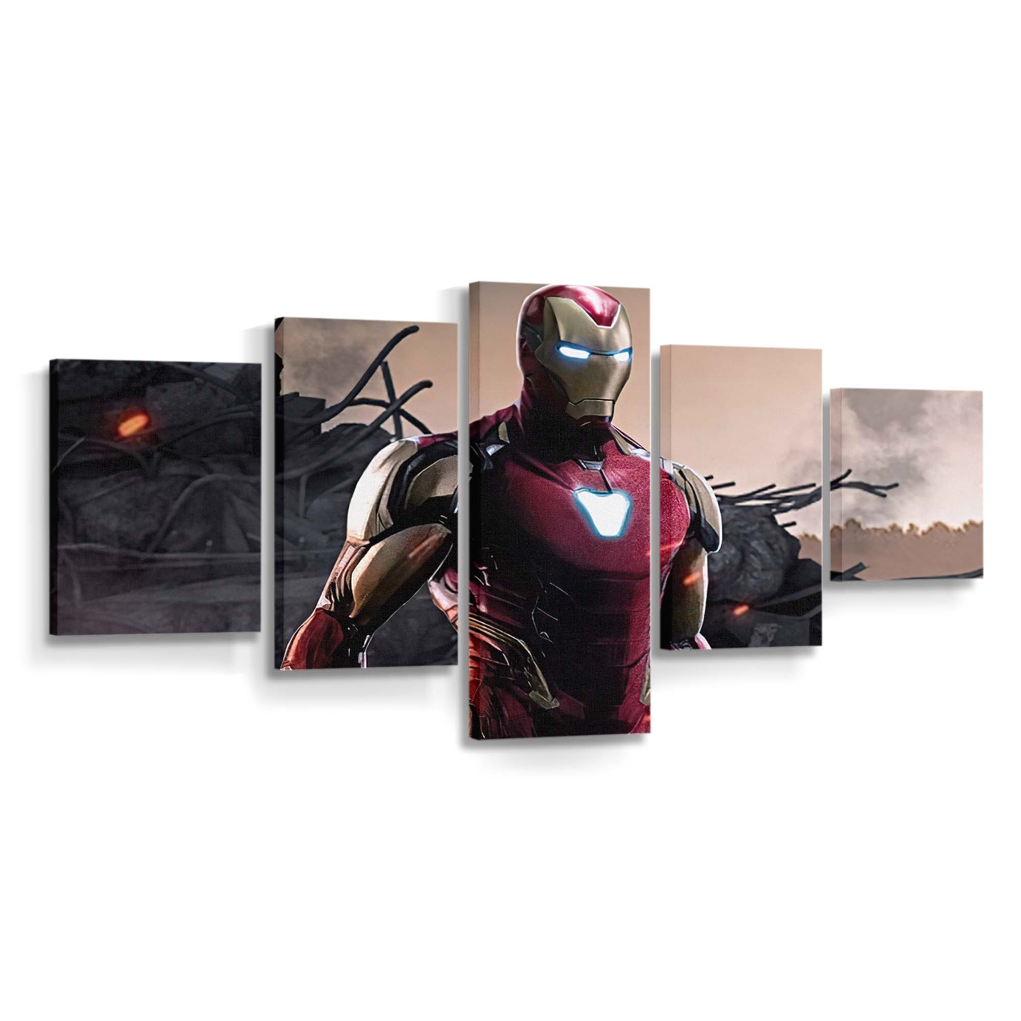 Iron Man 3000 Leinwandbild - Wanddeko