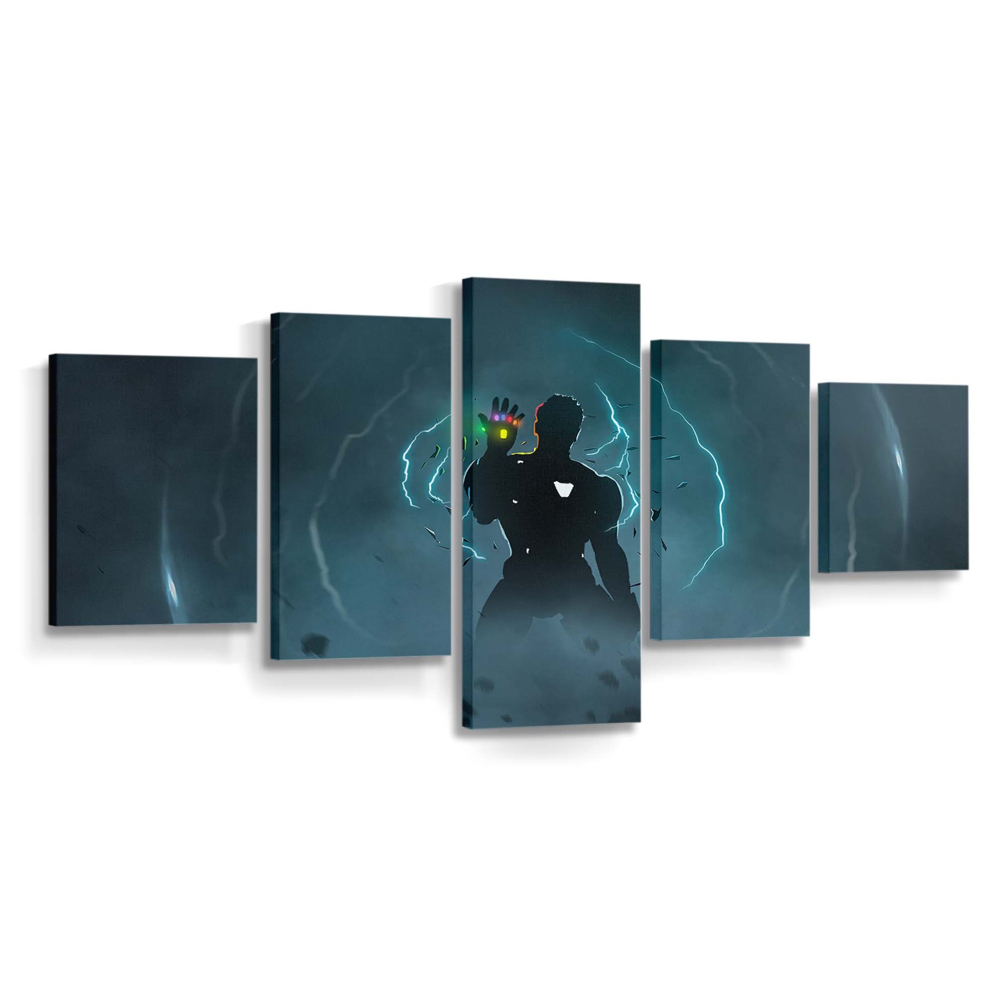 Iron Man 2020 Minimals Leinwandbild - Wanddeko