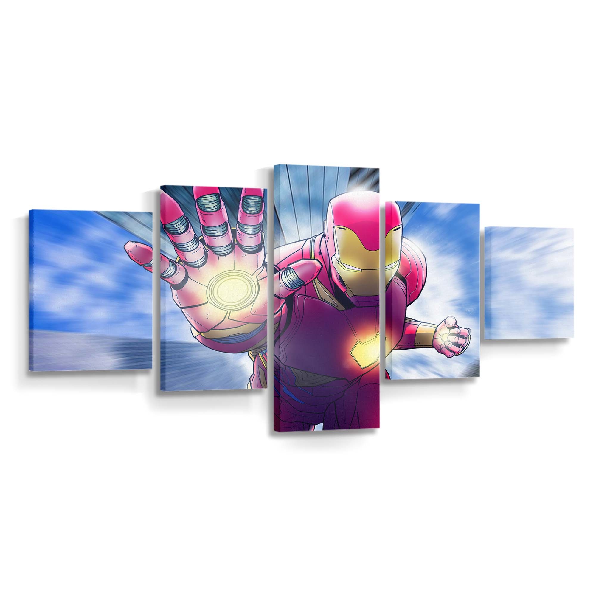 Iron Man Kunstwerk Leinwandbild - Wanddeko