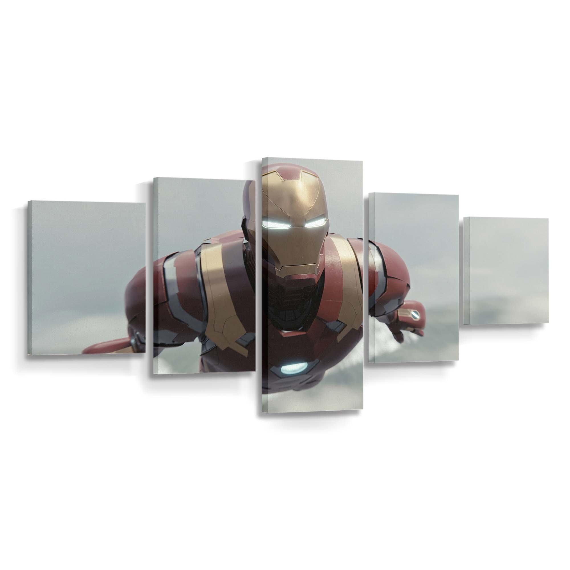 Iron Man Digitale Kunst Leinwandbild - Wanddeko