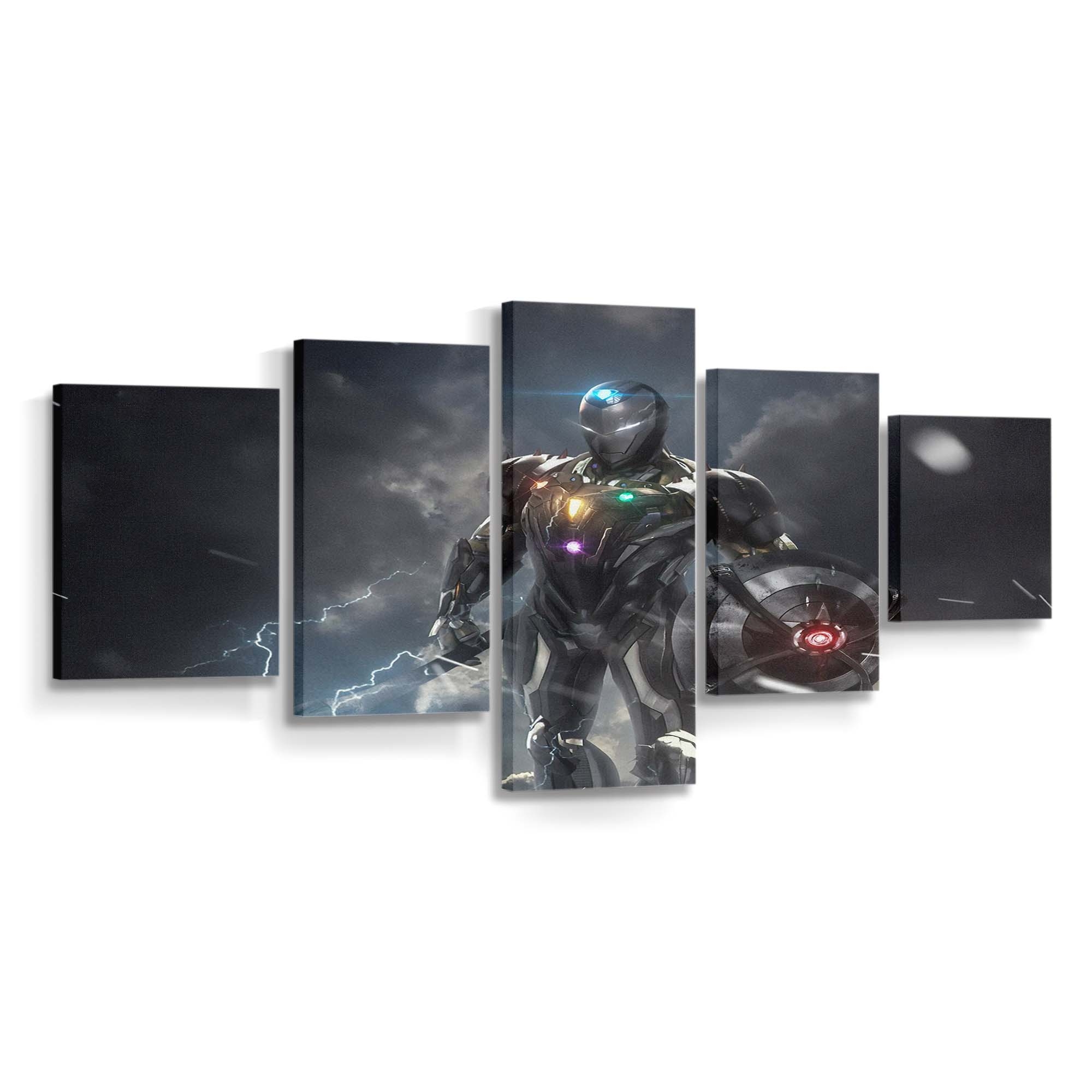 Iron Man Digital Leinwandbild - Wanddeko