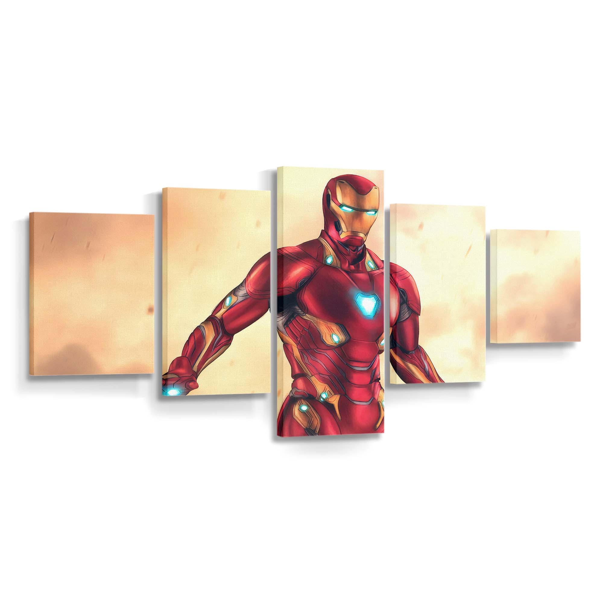 Iron Man Fliegend Leinwandbild - Wanddeko