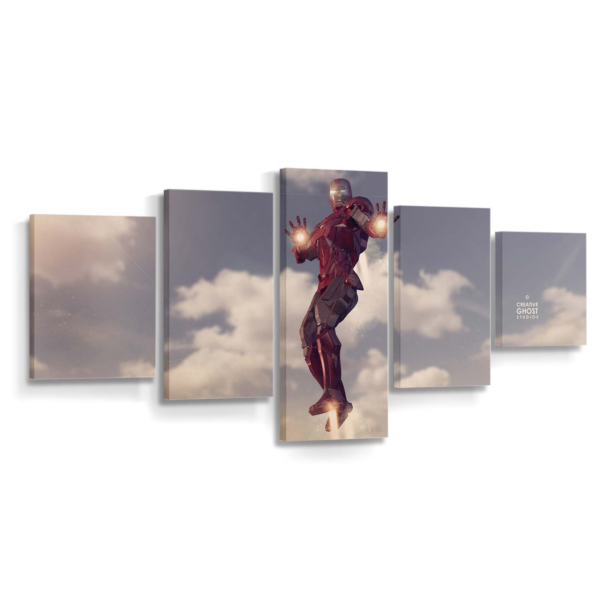 Iron Man Neue Digitale Kunstwerke Leinwandbild - Wanddeko