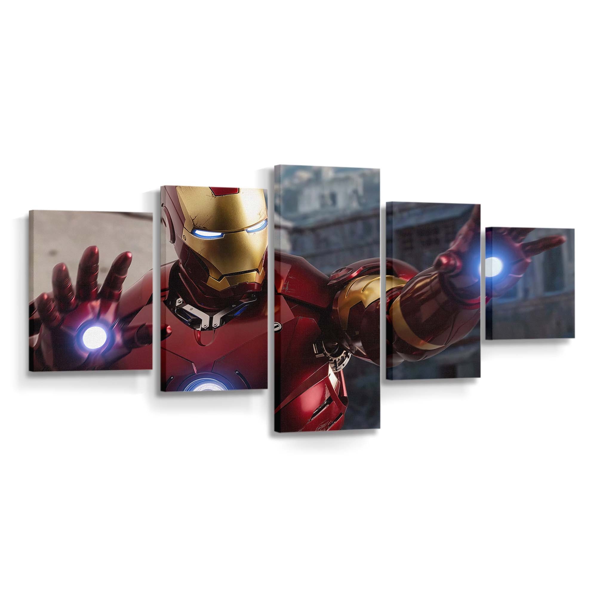 Iron Man Bereit Leinwandbild - Wanddeko