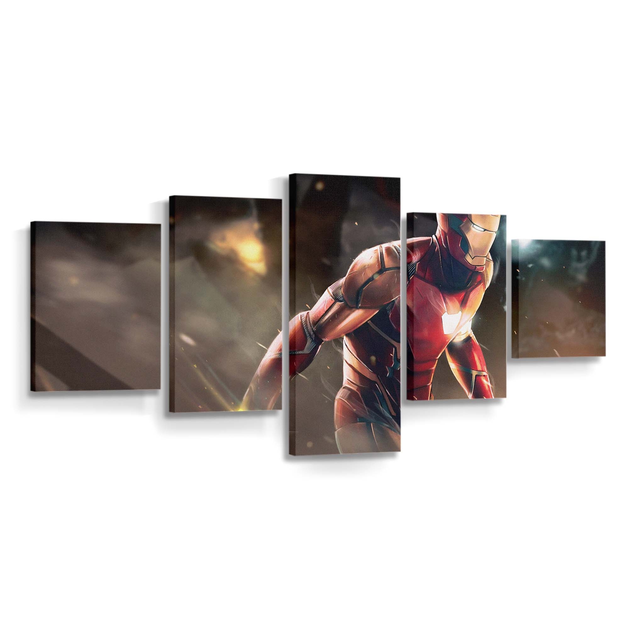 Iron Man Skizzenkunst Leinwandbild - Wanddeko