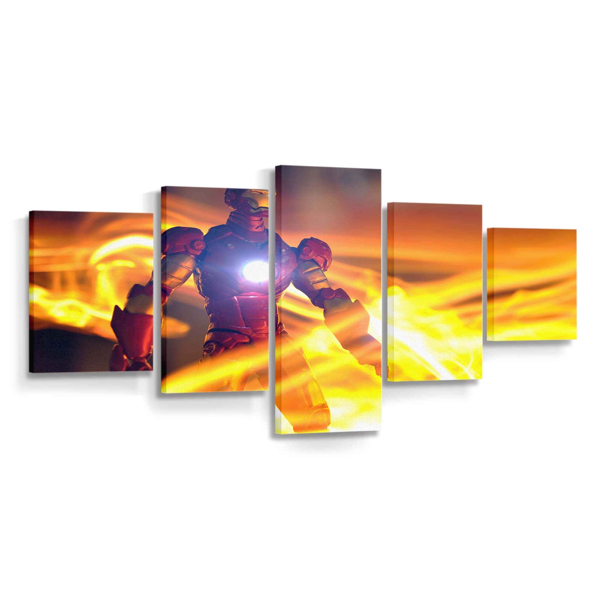 Iron Man Spielzeug Leinwandbild - Wanddeko