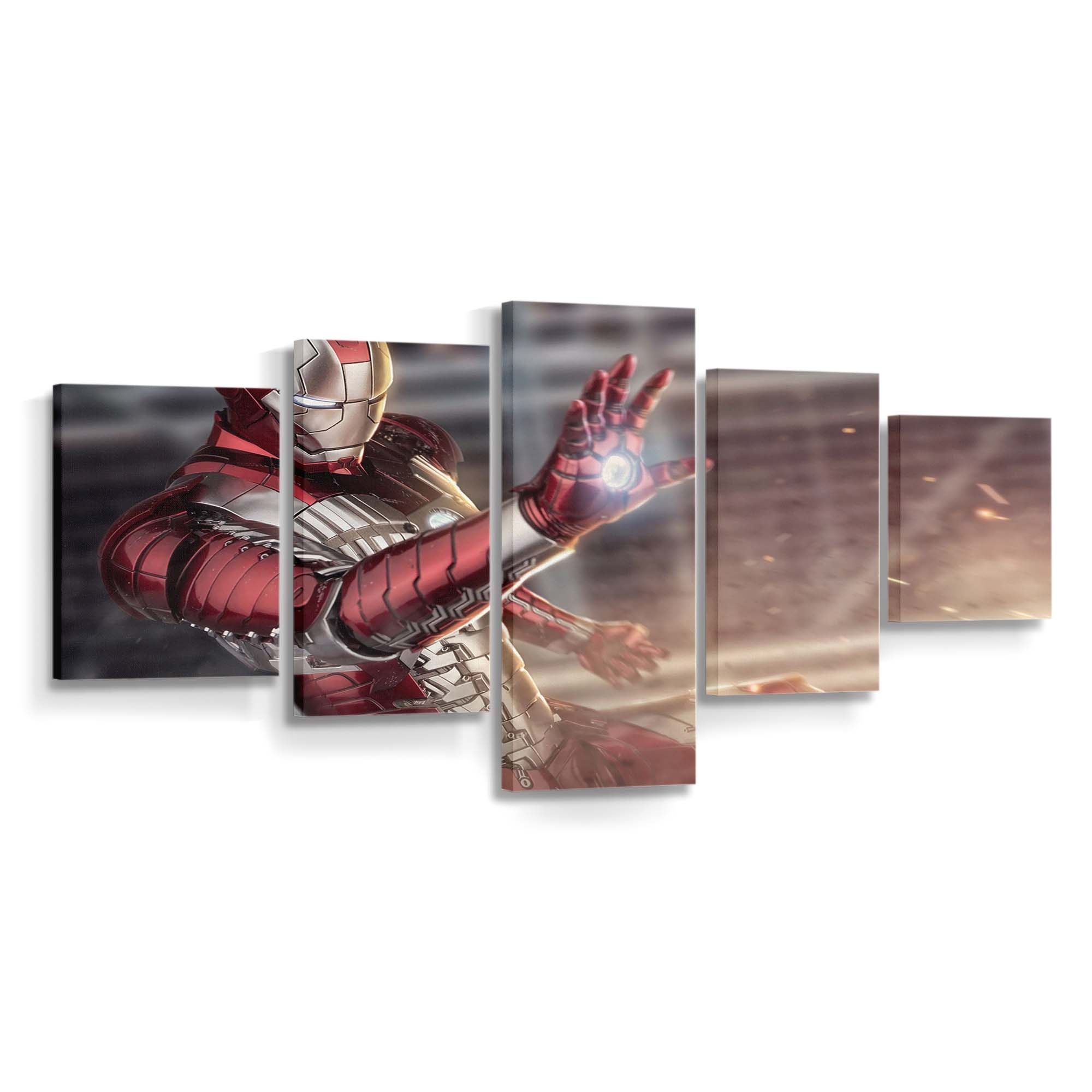 Iron Man neu 4 Leinwandbild - Wanddeko