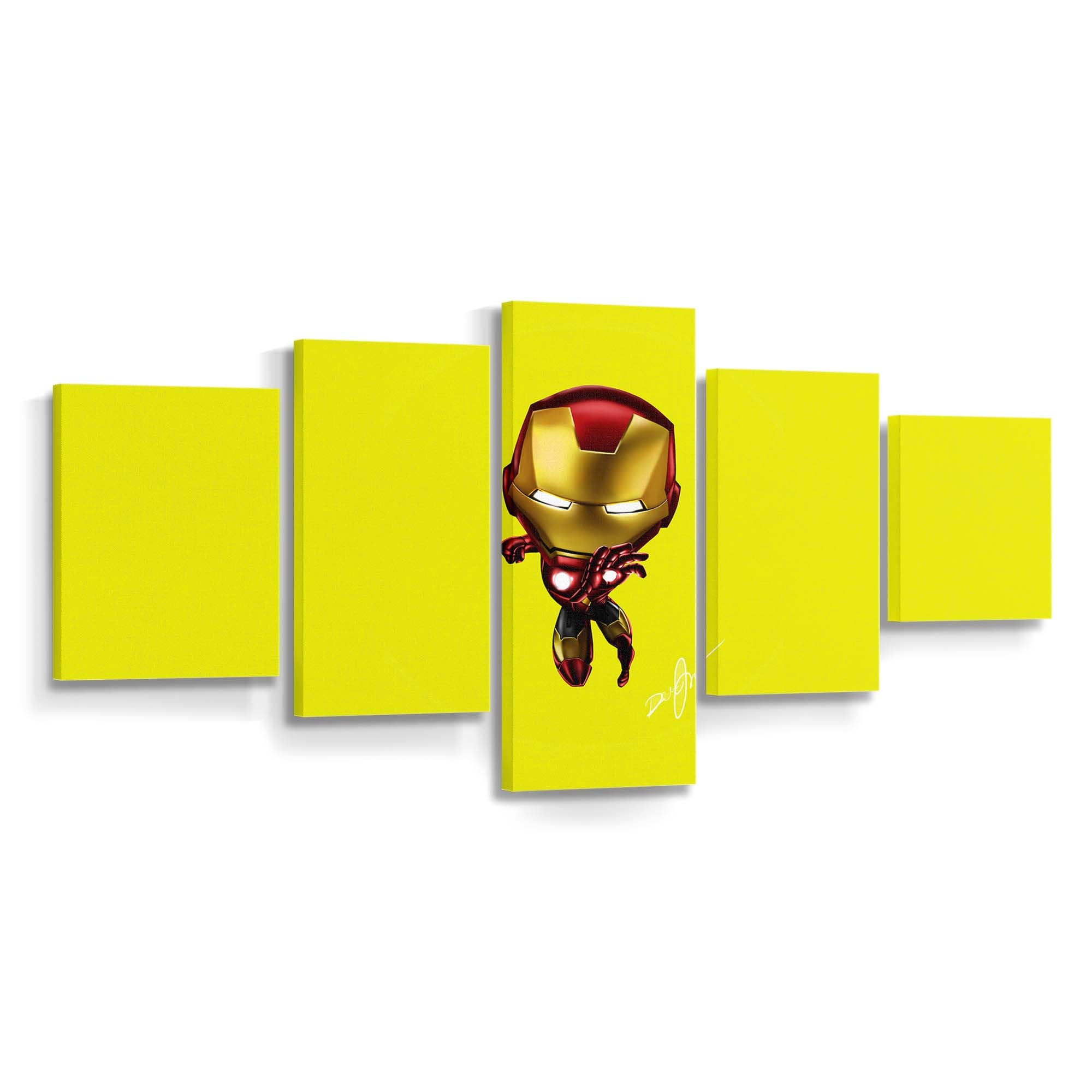 Iron Man Kunstwerk 3 Leinwandbild - Wanddeko