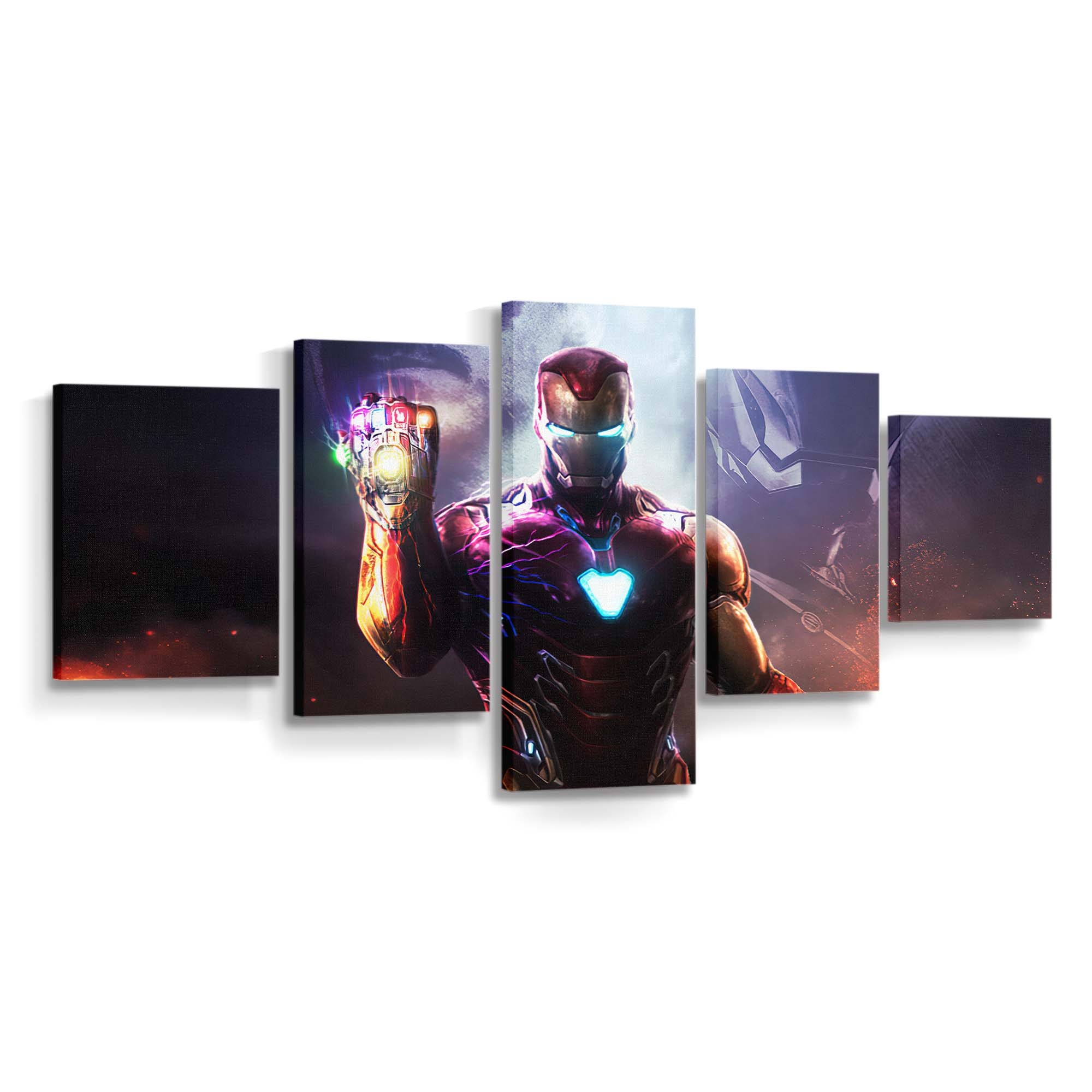 Iron Man alias Robert Downey Jr. Leinwandbild - Wanddeko