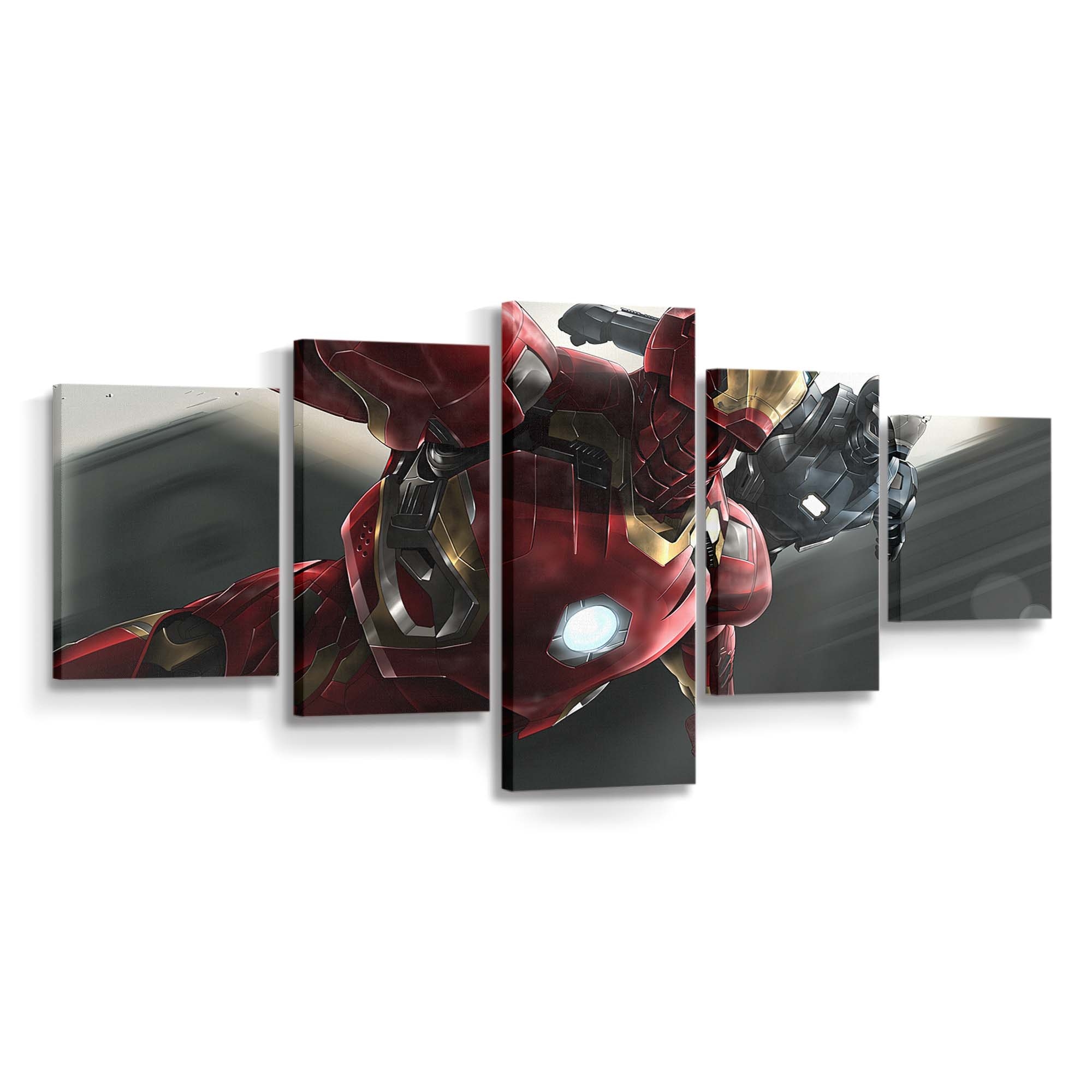 Iron Man und War Machine 2020 2 Leinwandbild - Wanddeko