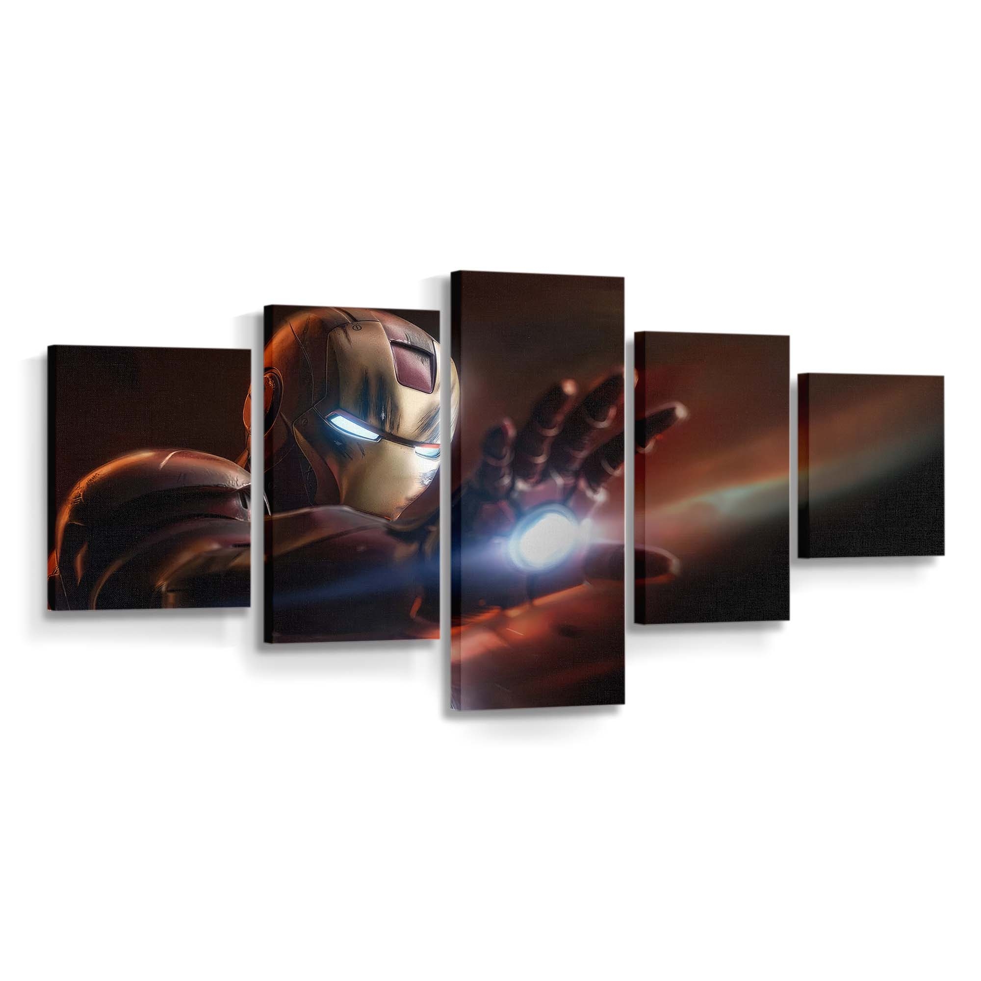 Iron Man gepanzerte Eleganz Leinwandbild - Wanddeko