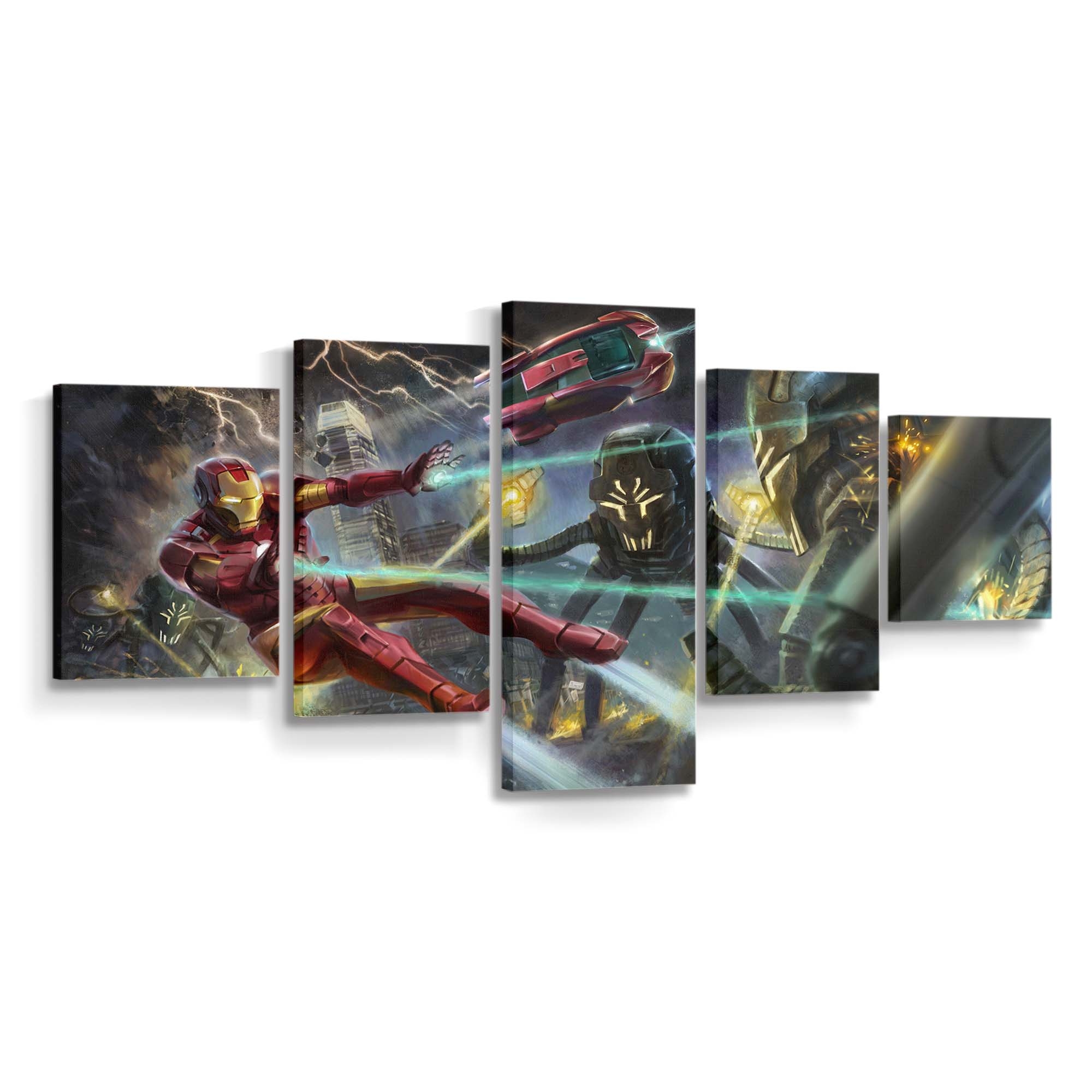 Iron Man Kunstwerk 2018 2 Leinwandbild - Wanddeko
