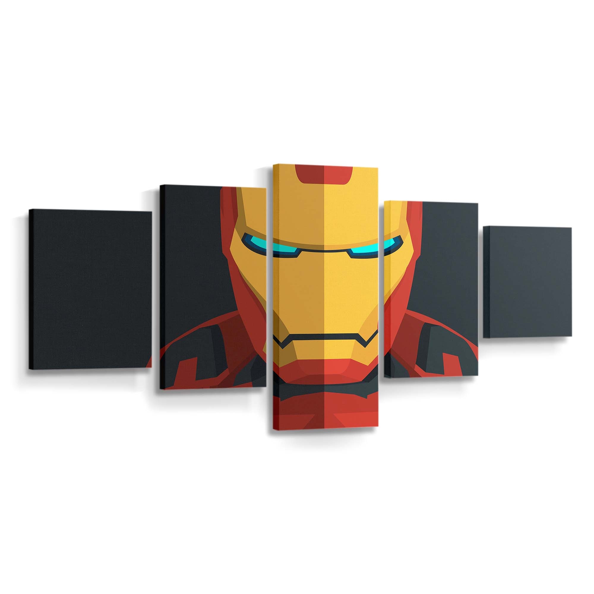 Iron Man Kunstwerk 5 Leinwandbild - Wanddeko