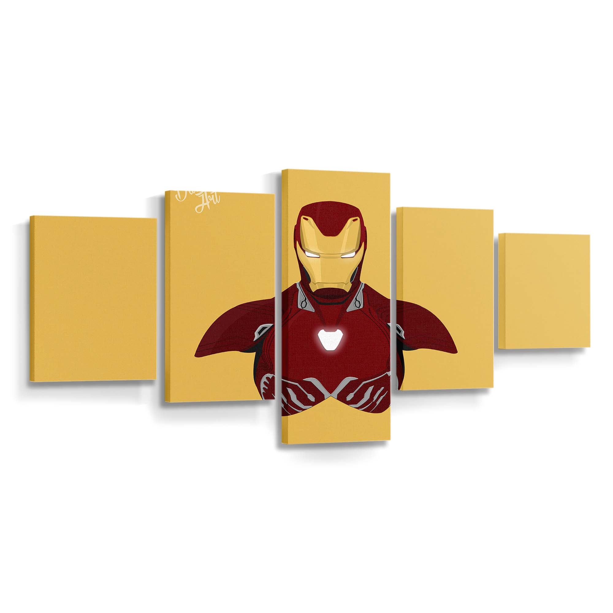 Iron Man Avengers Infinity War 2018 Minimalismus Leinwandbild - Wanddeko