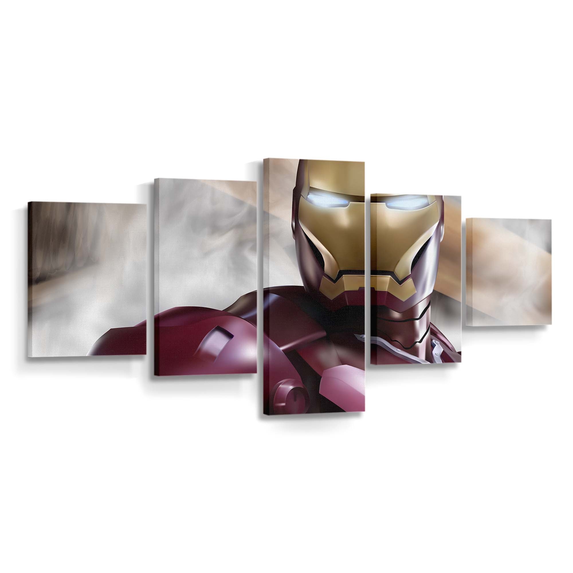 Iron Man Behance Kunst Leinwandbild - Wanddeko