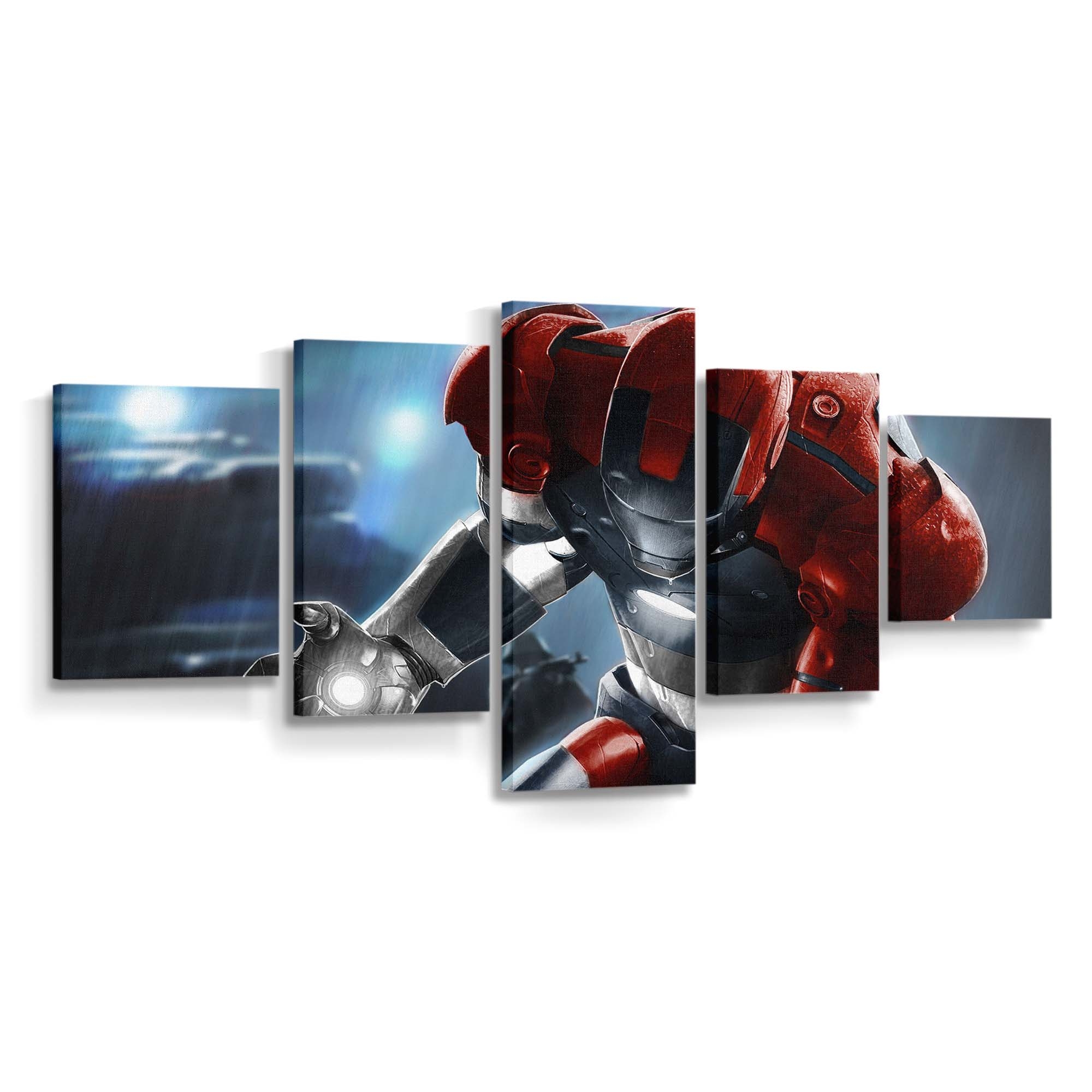 Iron Man Comic-Kunst Leinwandbild - Wanddeko
