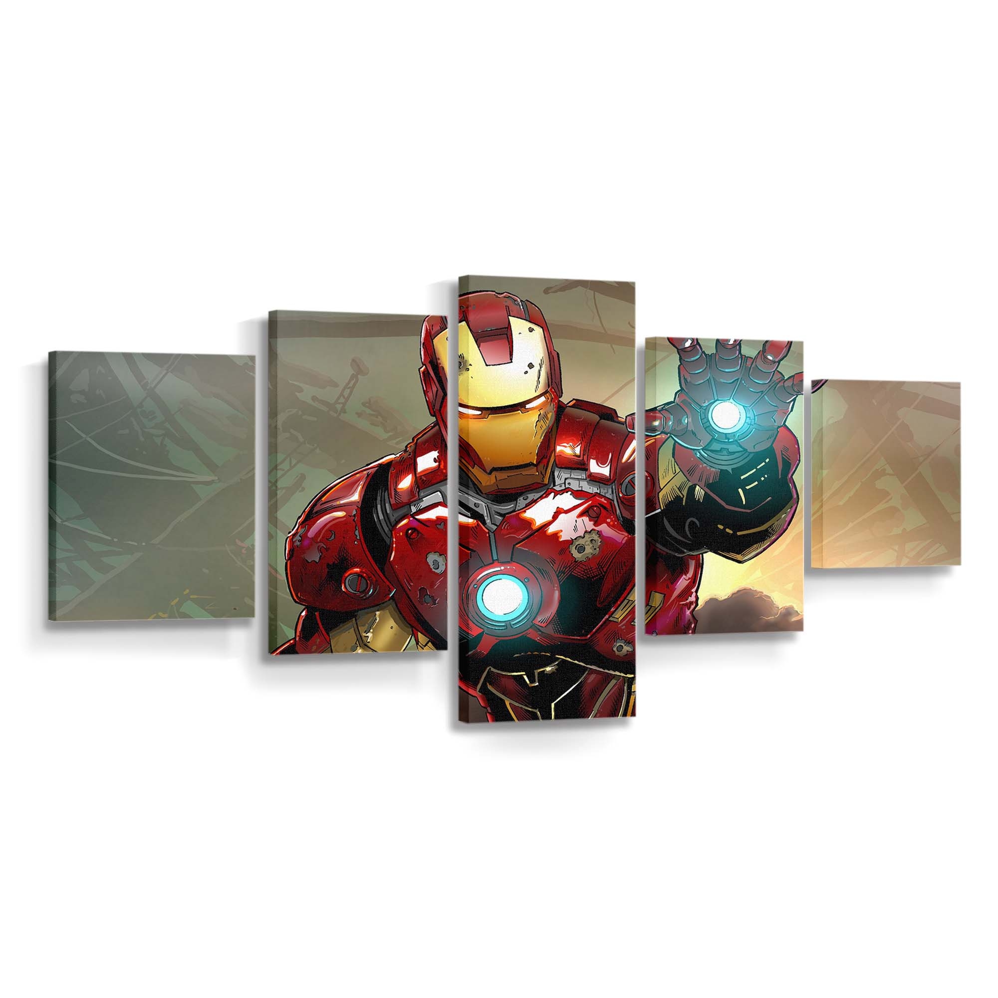 Iron Man Comicart Leinwandbild - Wanddeko